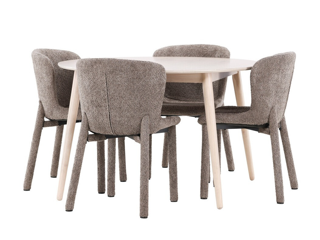 Conjunto de mesas y sillas para comedor Dallas 4757 (Marrón)