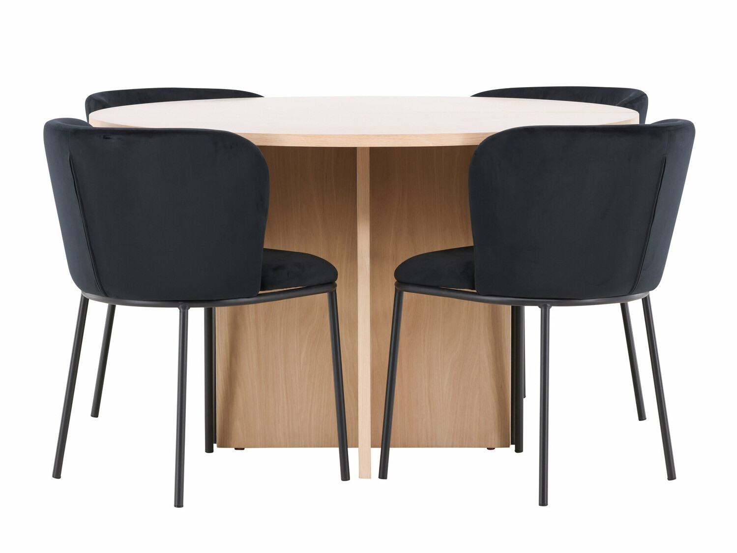 Conjunto de mesas y sillas para comedor Dallas 4761 (Roble)