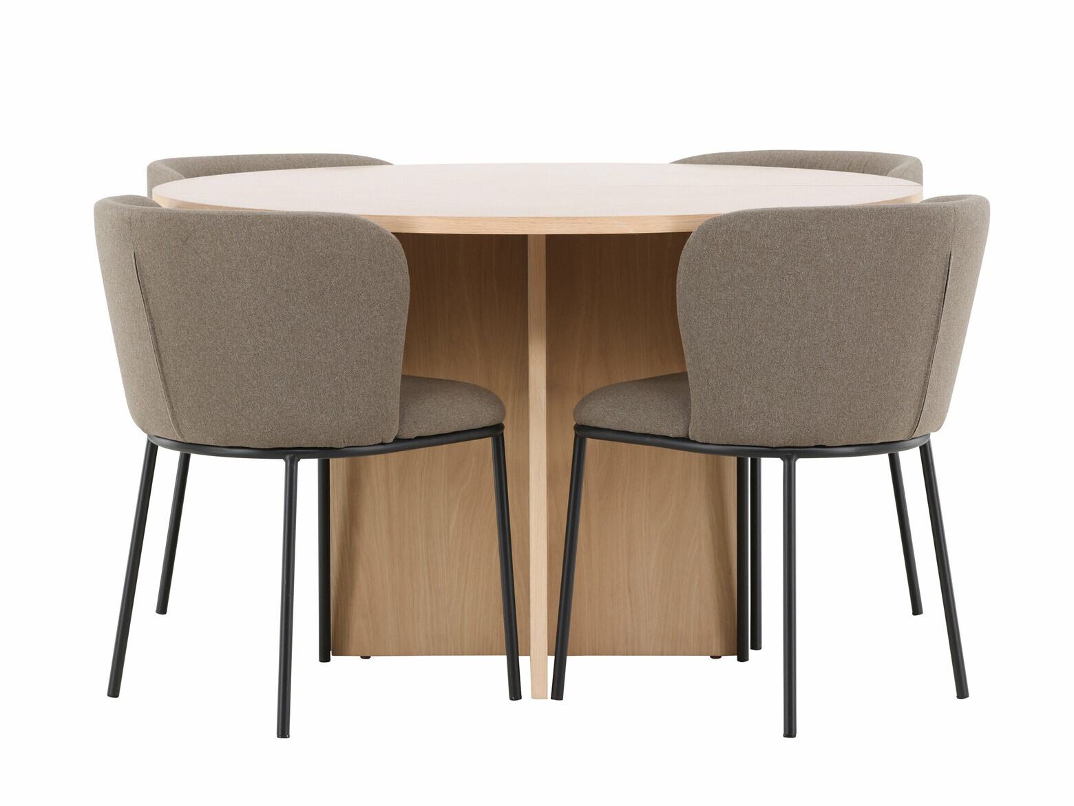 Conjunto de mesas y sillas para comedor Dallas 4761 (Roble)