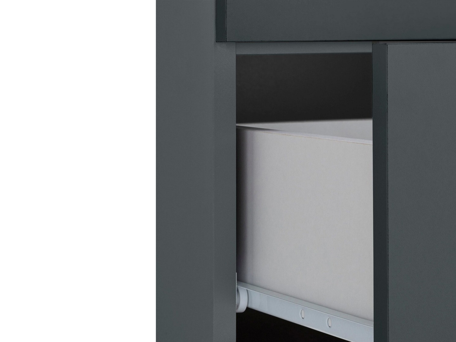 Armario de pie para baño Larlori 107 (Antracita)