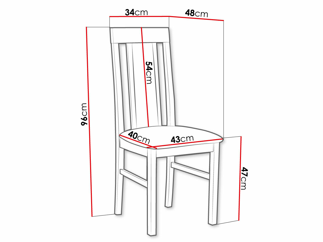 Silla Victorville 165 (Blanco)
