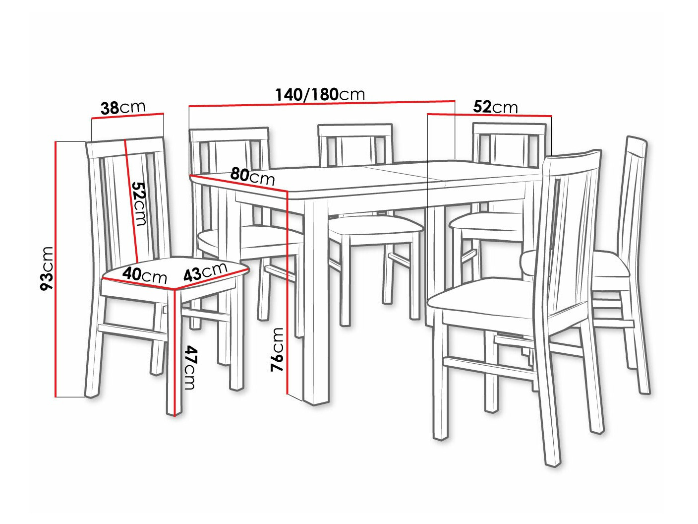 Conjunto de mesas y sillas para comedor Victorville 238
