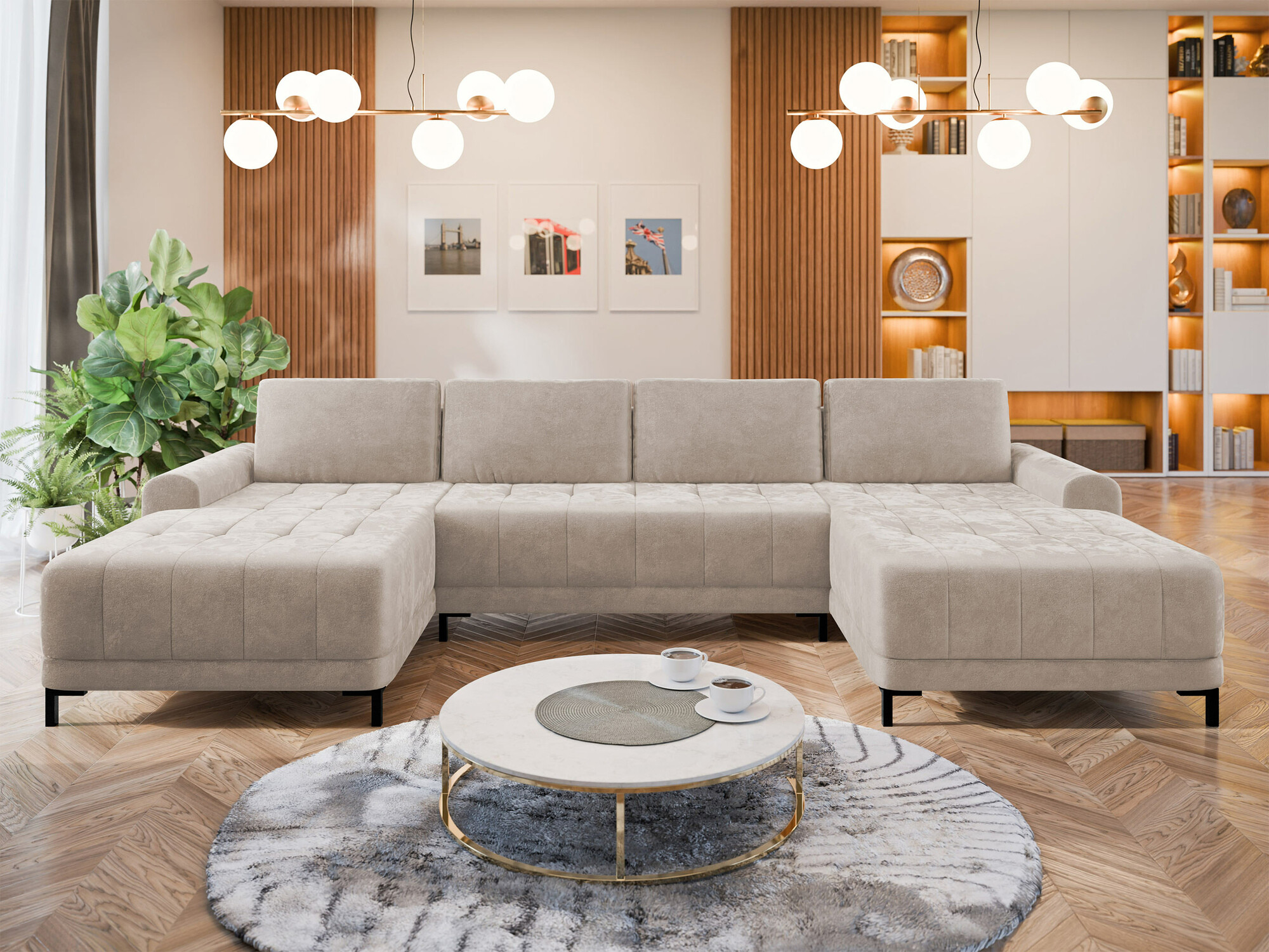 Sofá rinconero Stonecrest 101 (Velo 623)