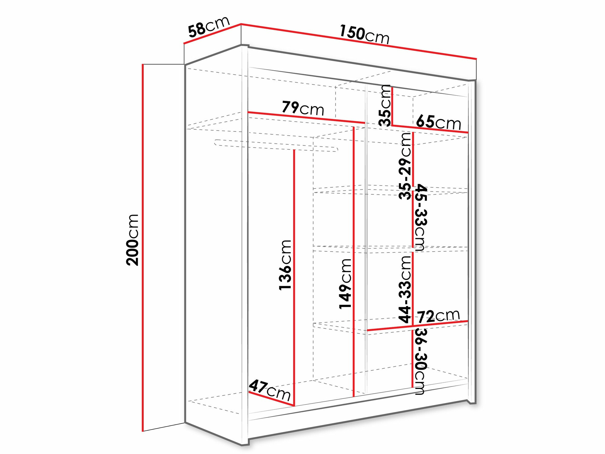 Armario Closico Camera XII (Roble Sonoma)