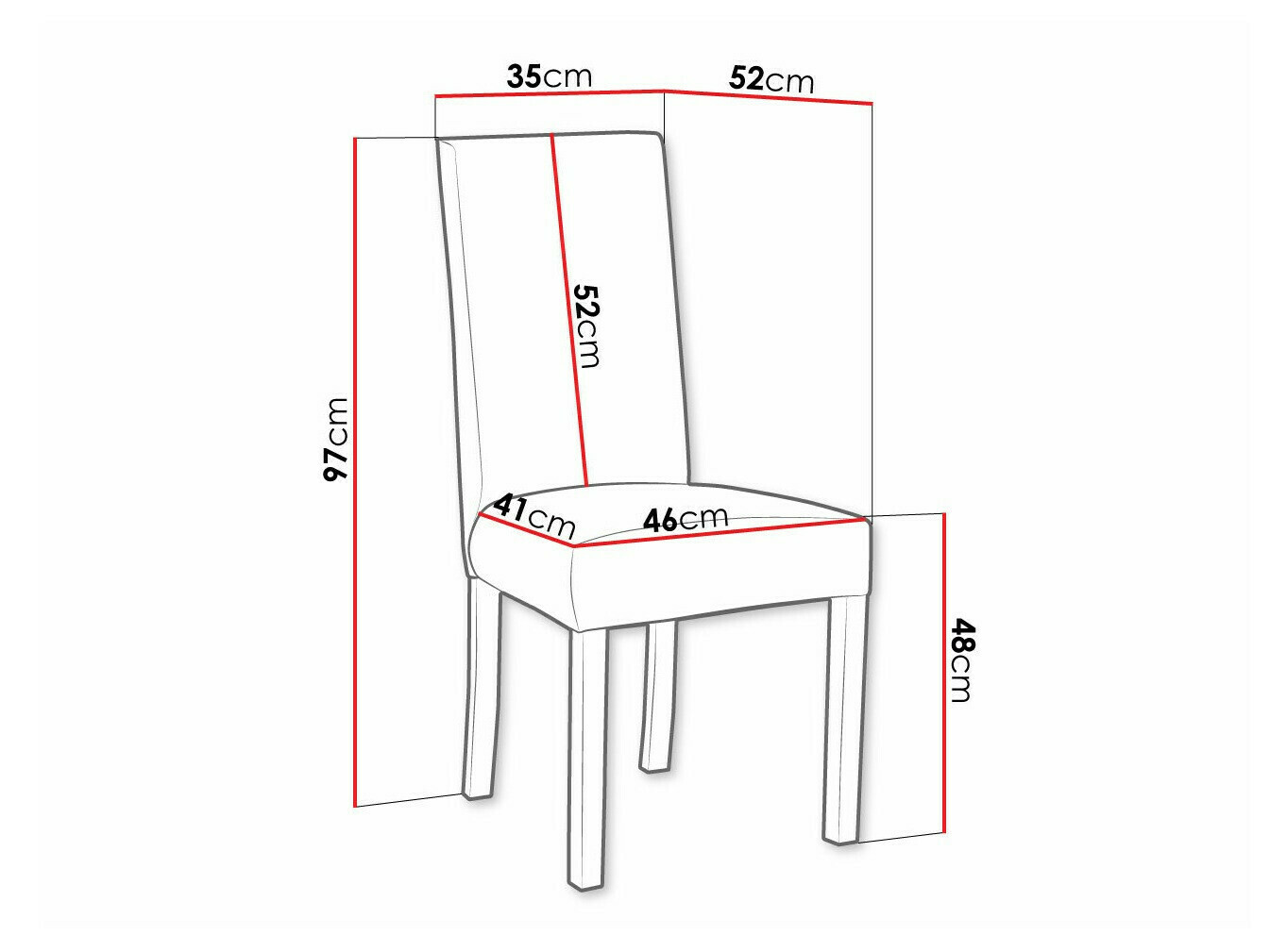 Silla Victorville 160 (Blanco)