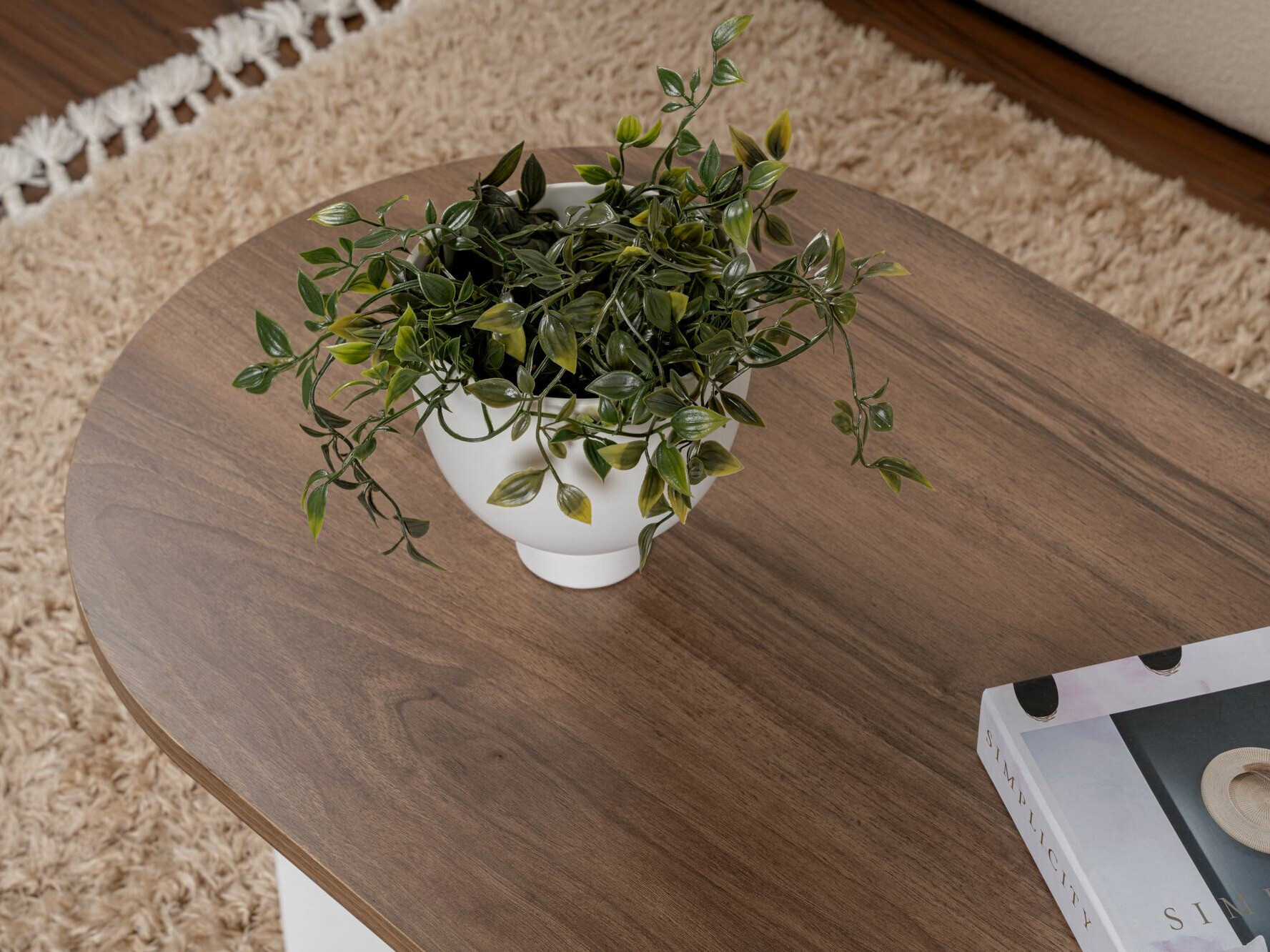 Mesa de centro Novato 111 (Nogal + Blanco)