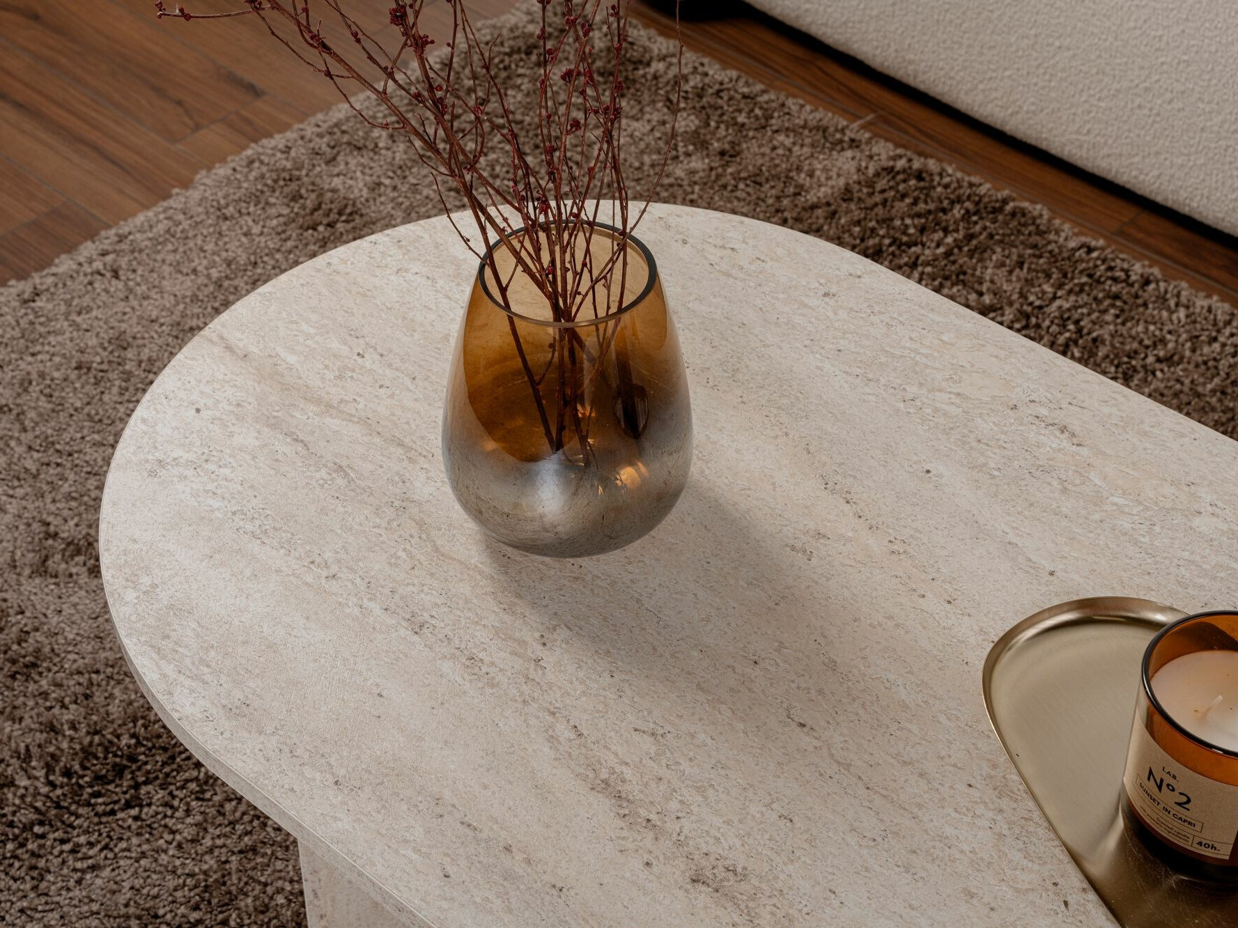 Mesa de centro Novato 111 (Travertino claro)