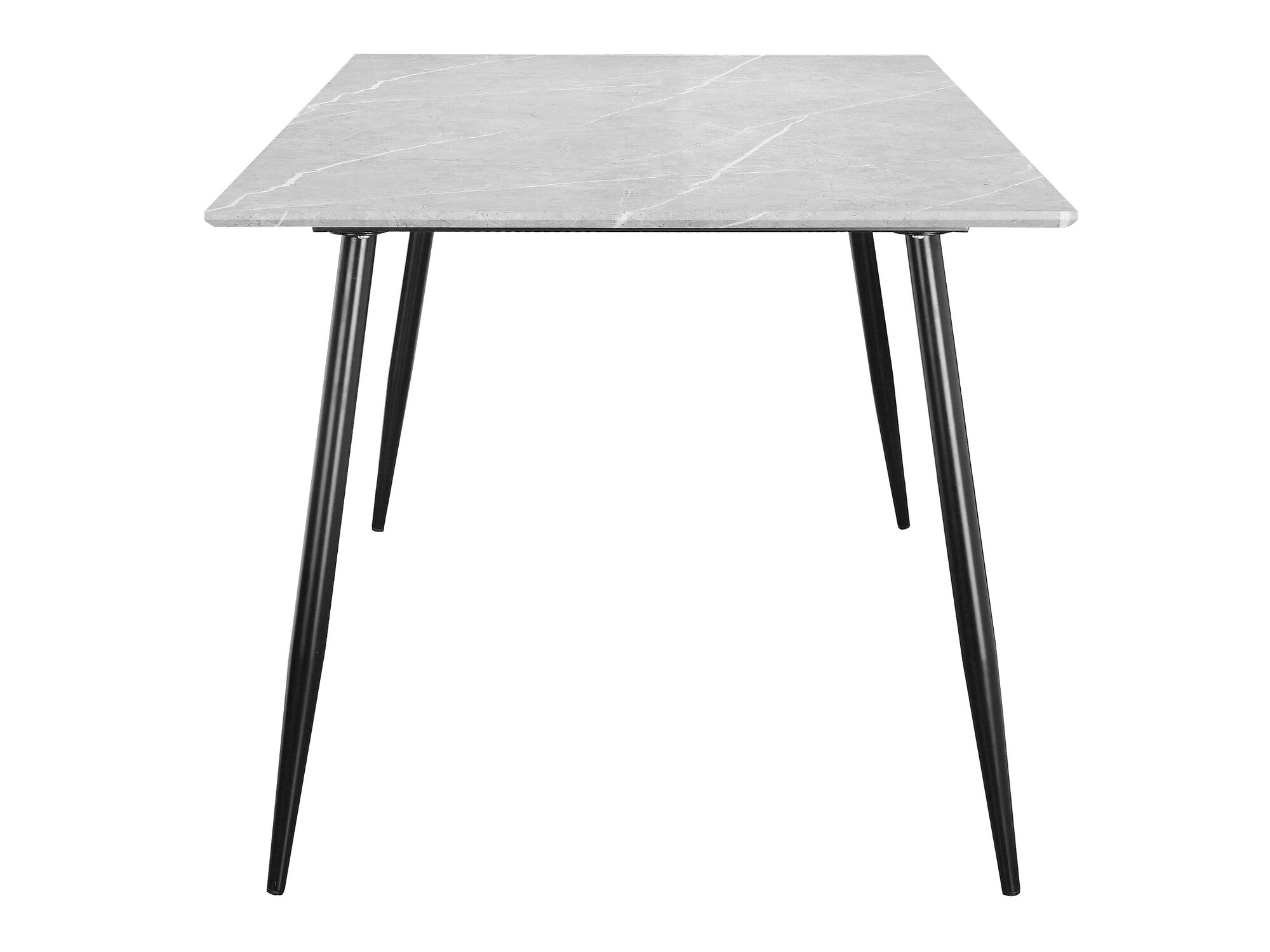 Mesa Denton 762 (Mármol gris + Negro)
