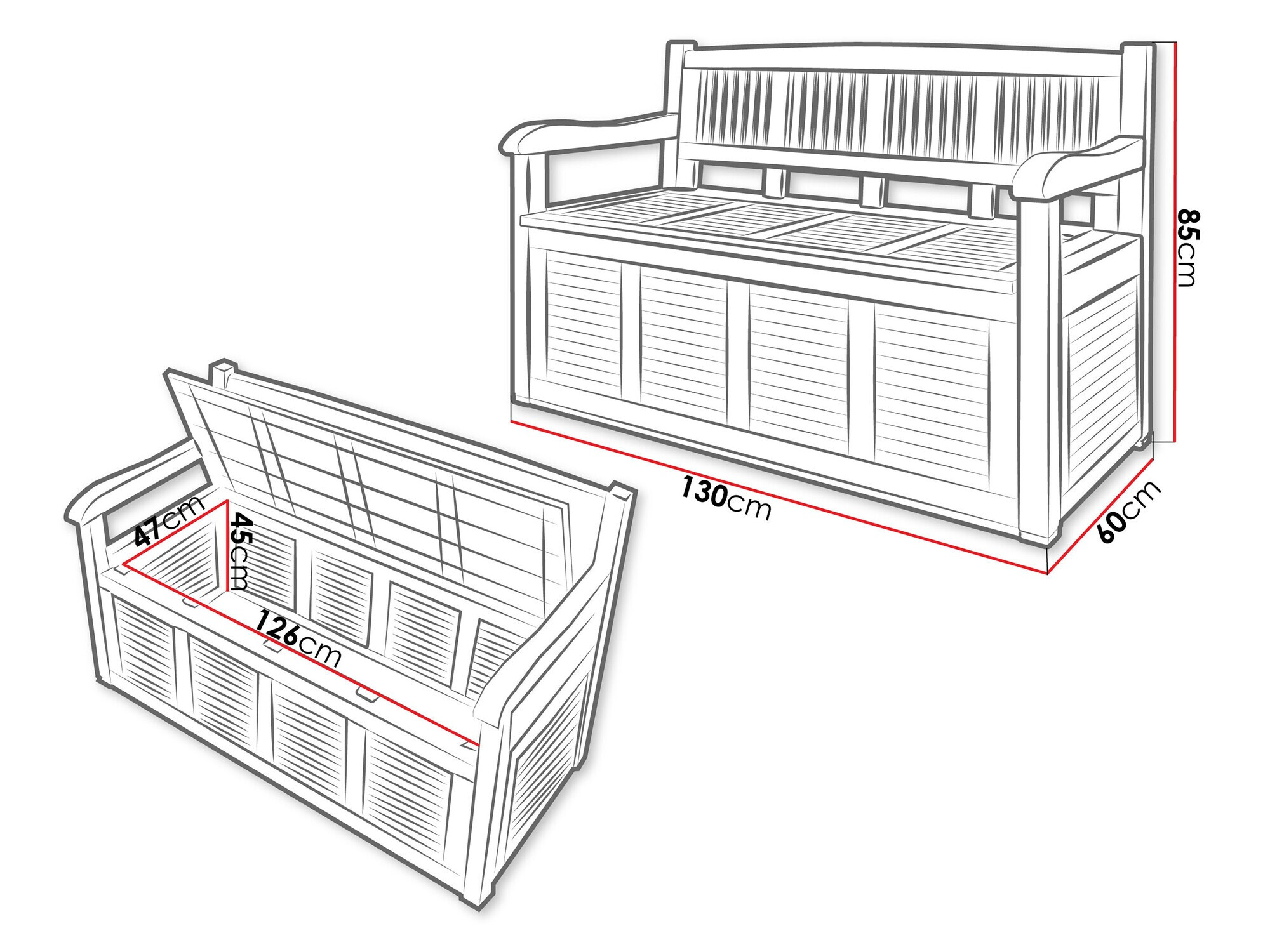 Banco para exterior Cerix