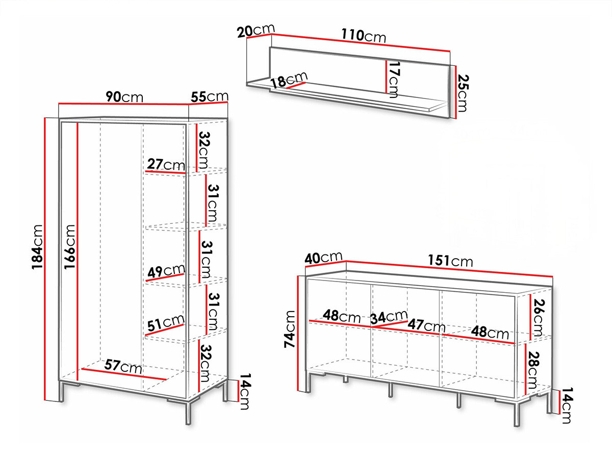 Conjunto de salón Fabula I