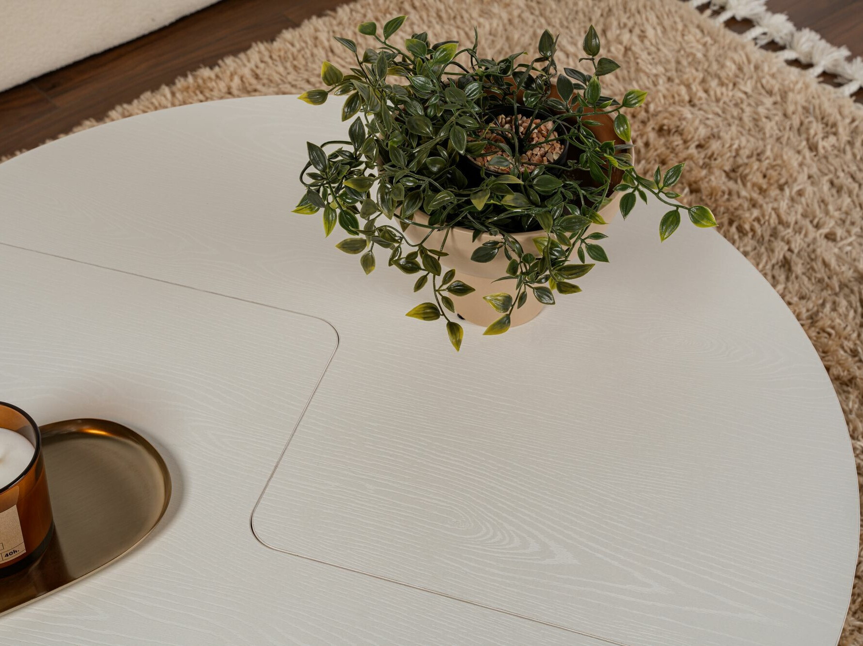 Conjunto mesa de centro Novato 114 (Crema)