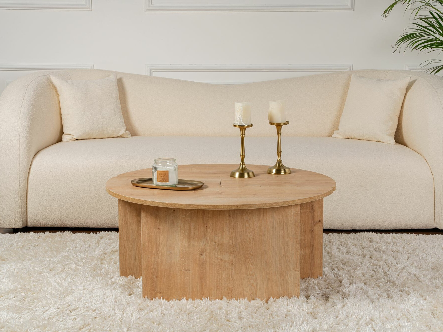 Conjunto mesa de centro Novato 114 (Roble)