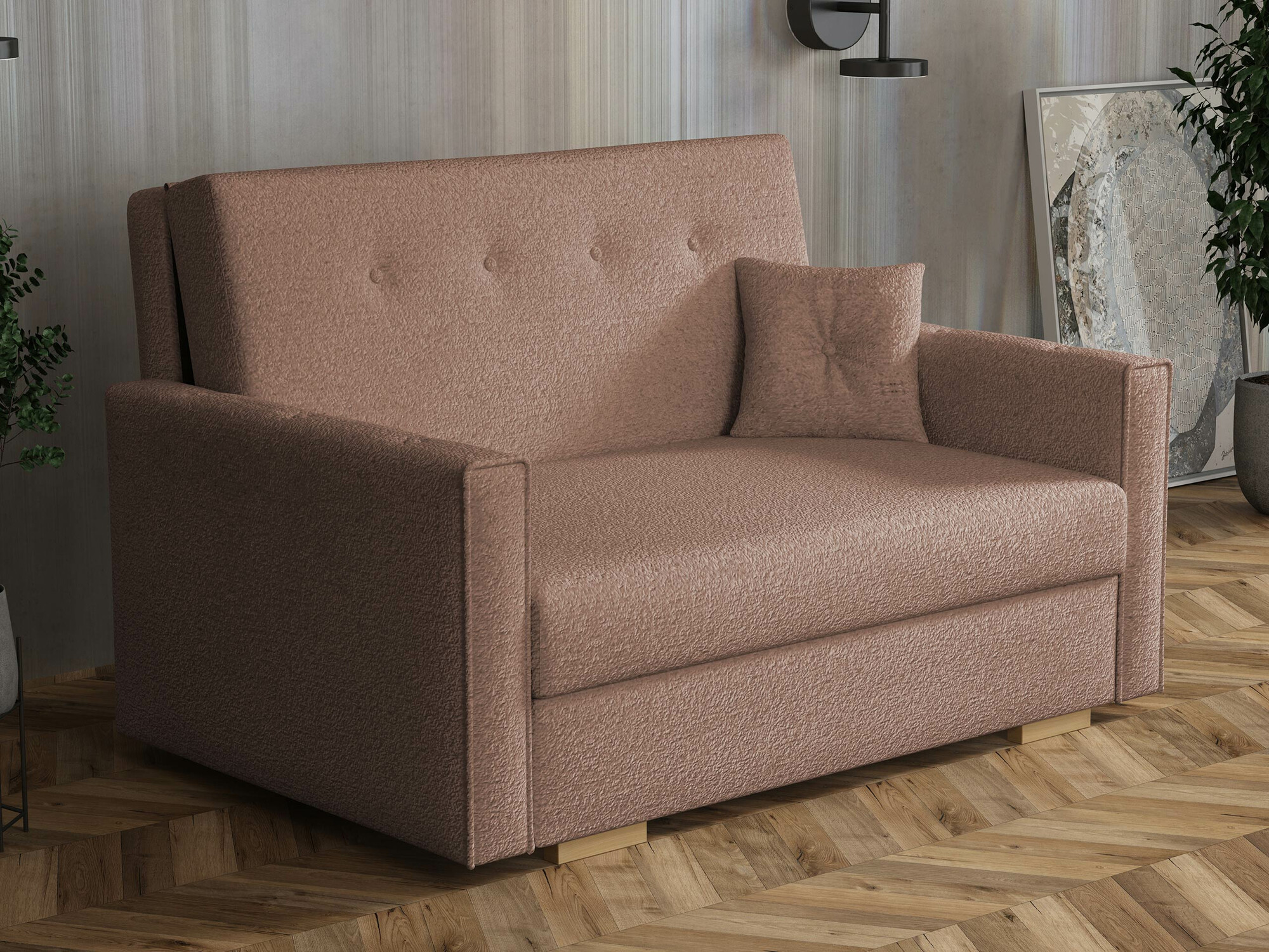 Sofá cama Caelrin II (Coral 45)
