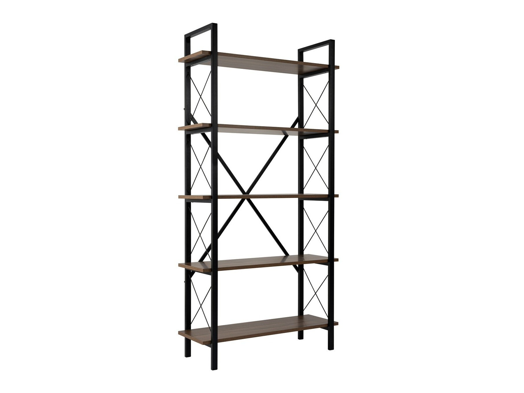 Estantería Novato 115 (Nogal + Negro)