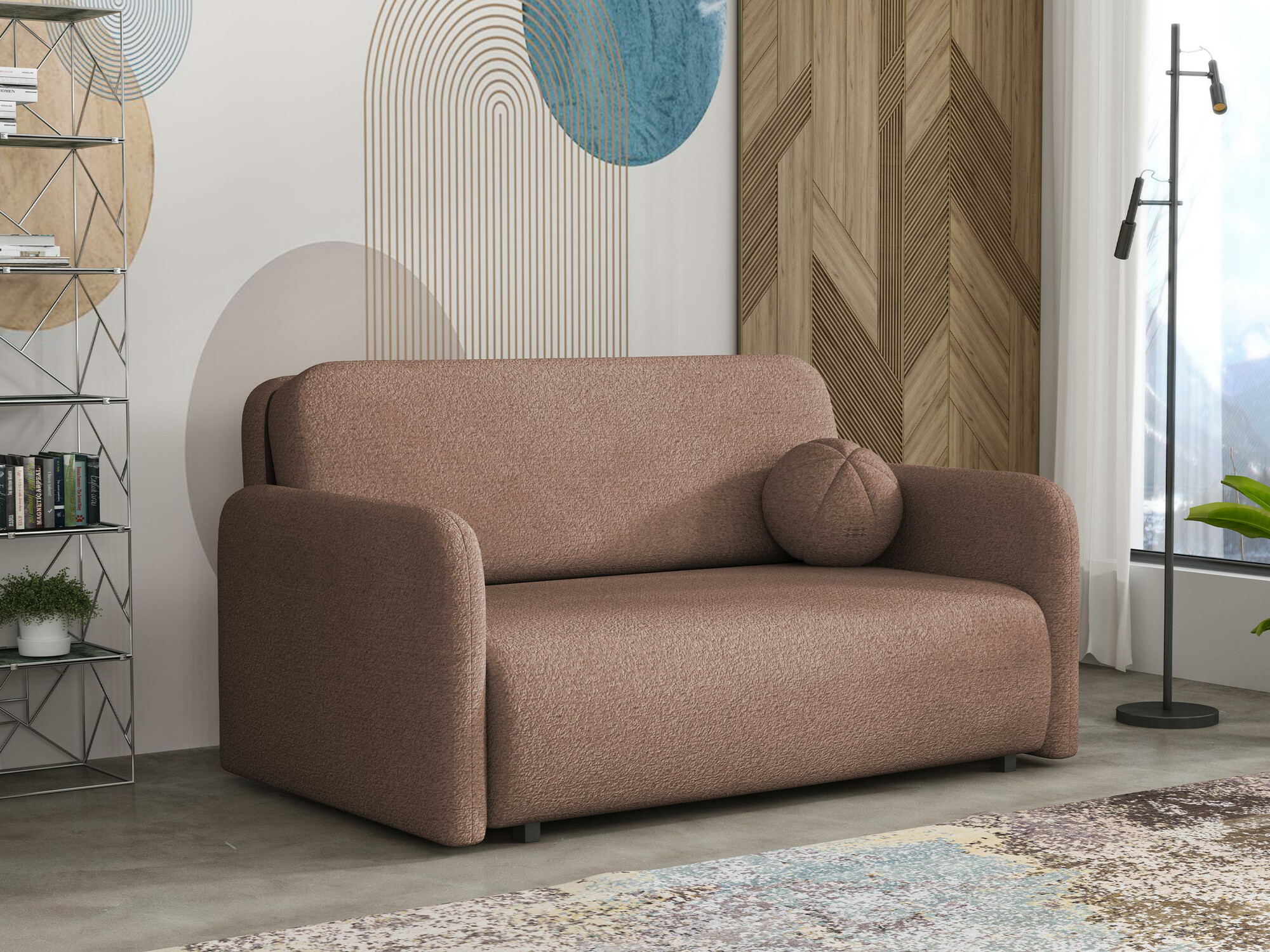 Sofá cama Poetal III (Coral 45)