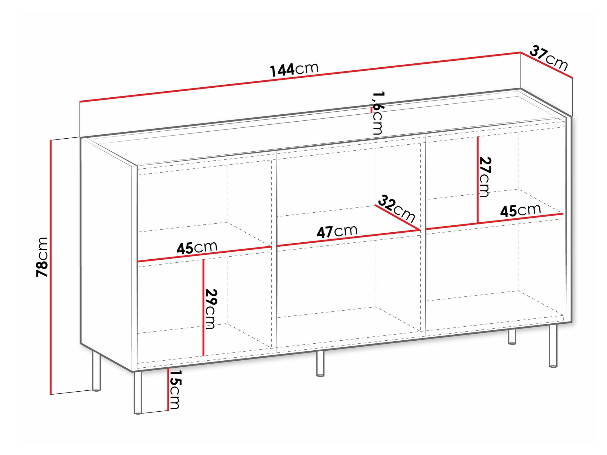 Aparador Comfivo Belviro 100