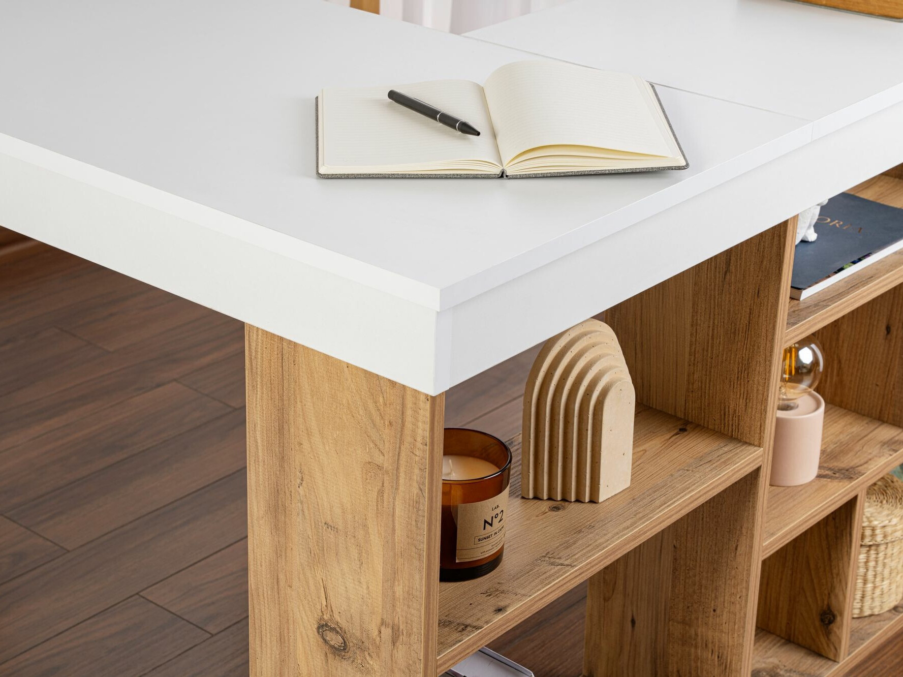 Mesa de ordenador esquinera Asheboro 170