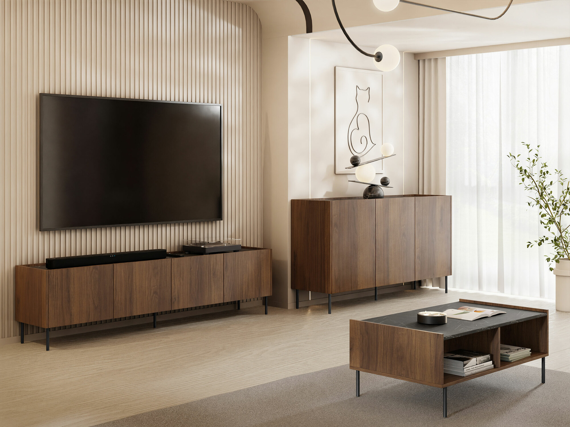 Mueble TV Comfivo Belviro 104