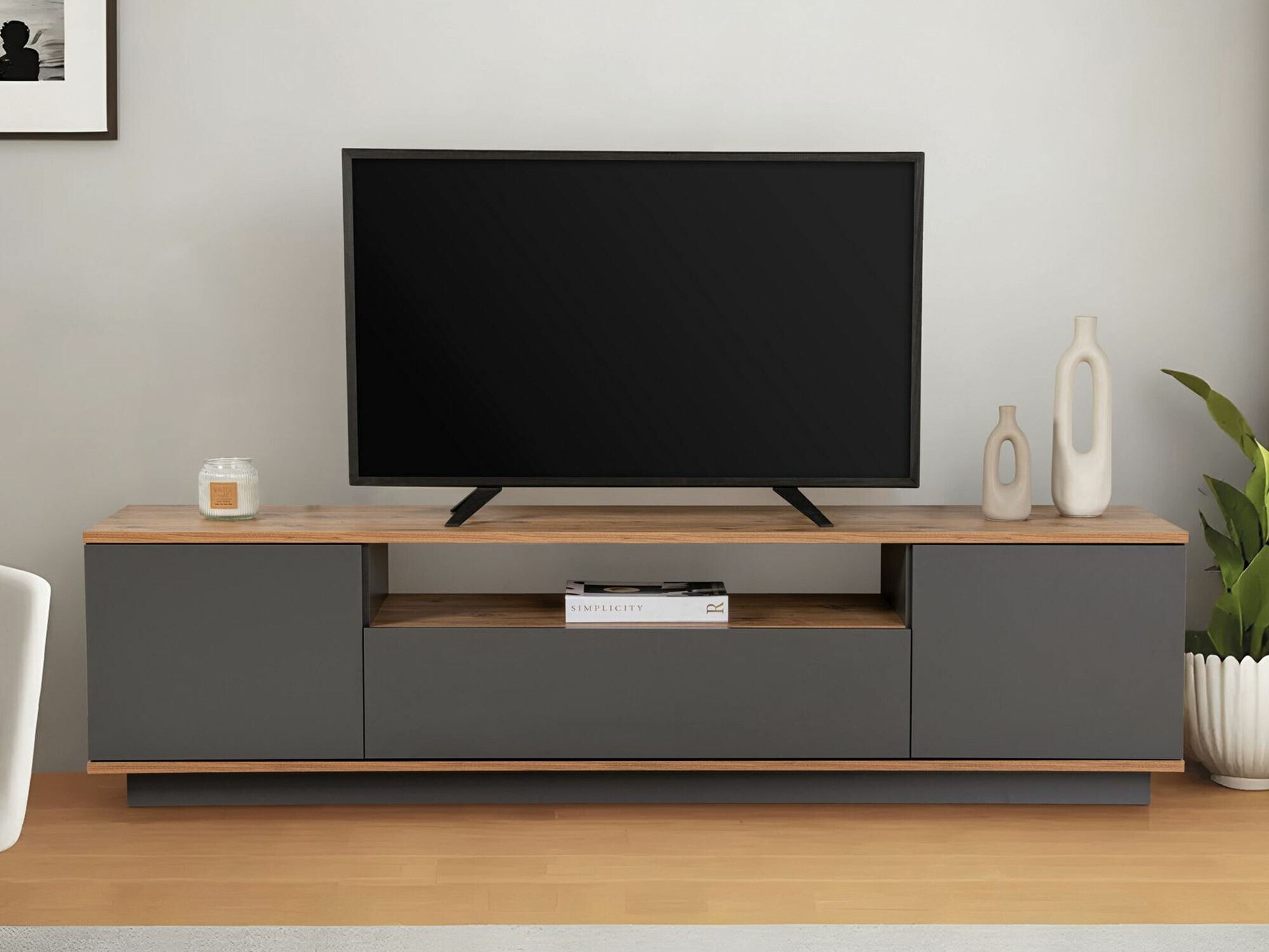 Mueble TV Kailua 2405 (Antracita)