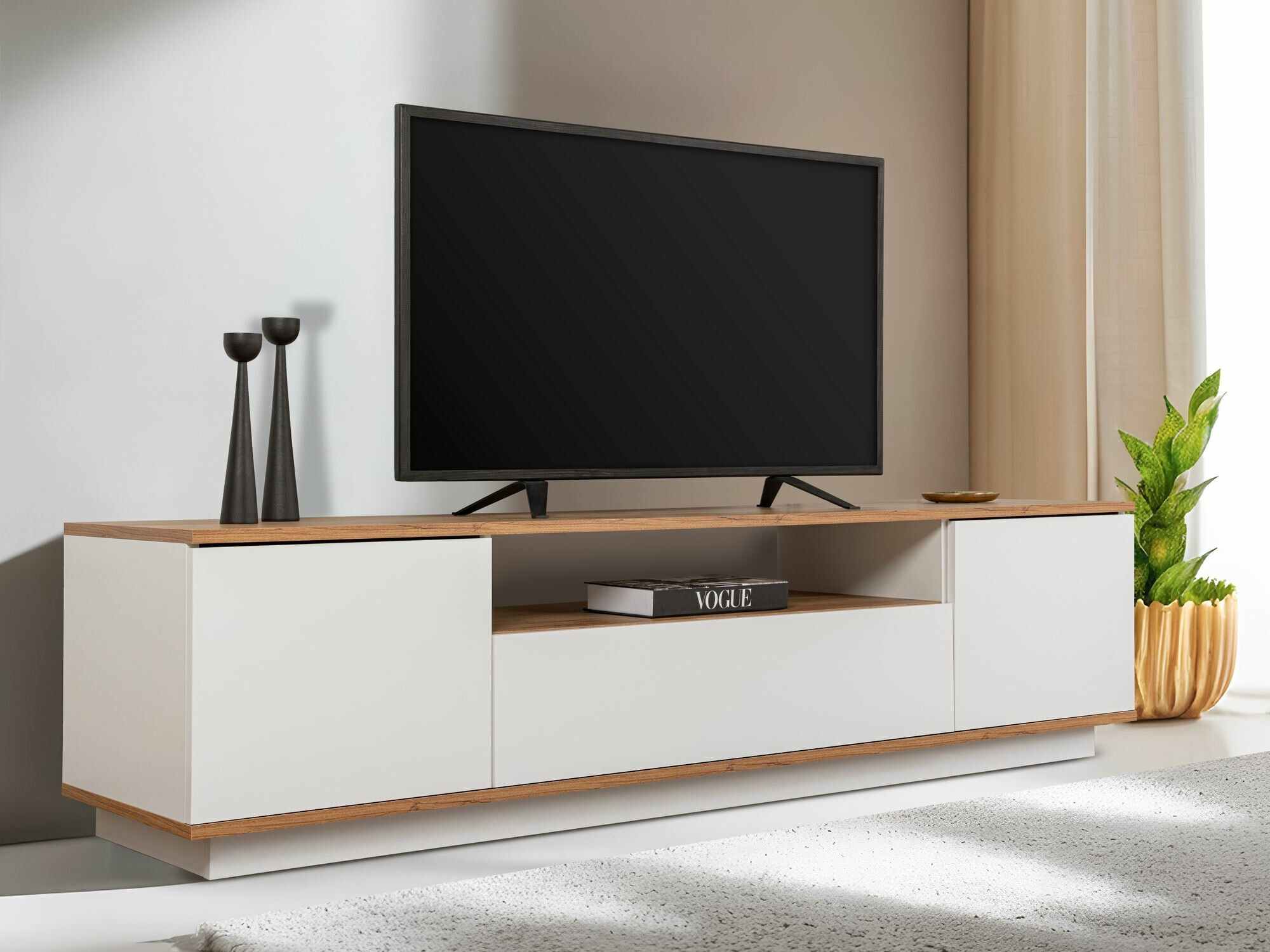 Mueble TV Kailua 2405 (Blanco)