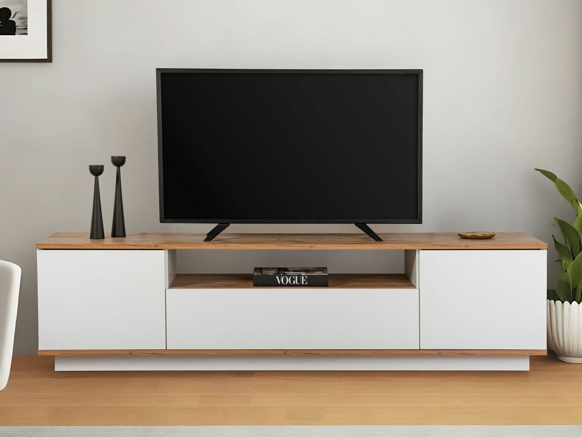 Mueble TV Kailua 2405 (Blanco)
