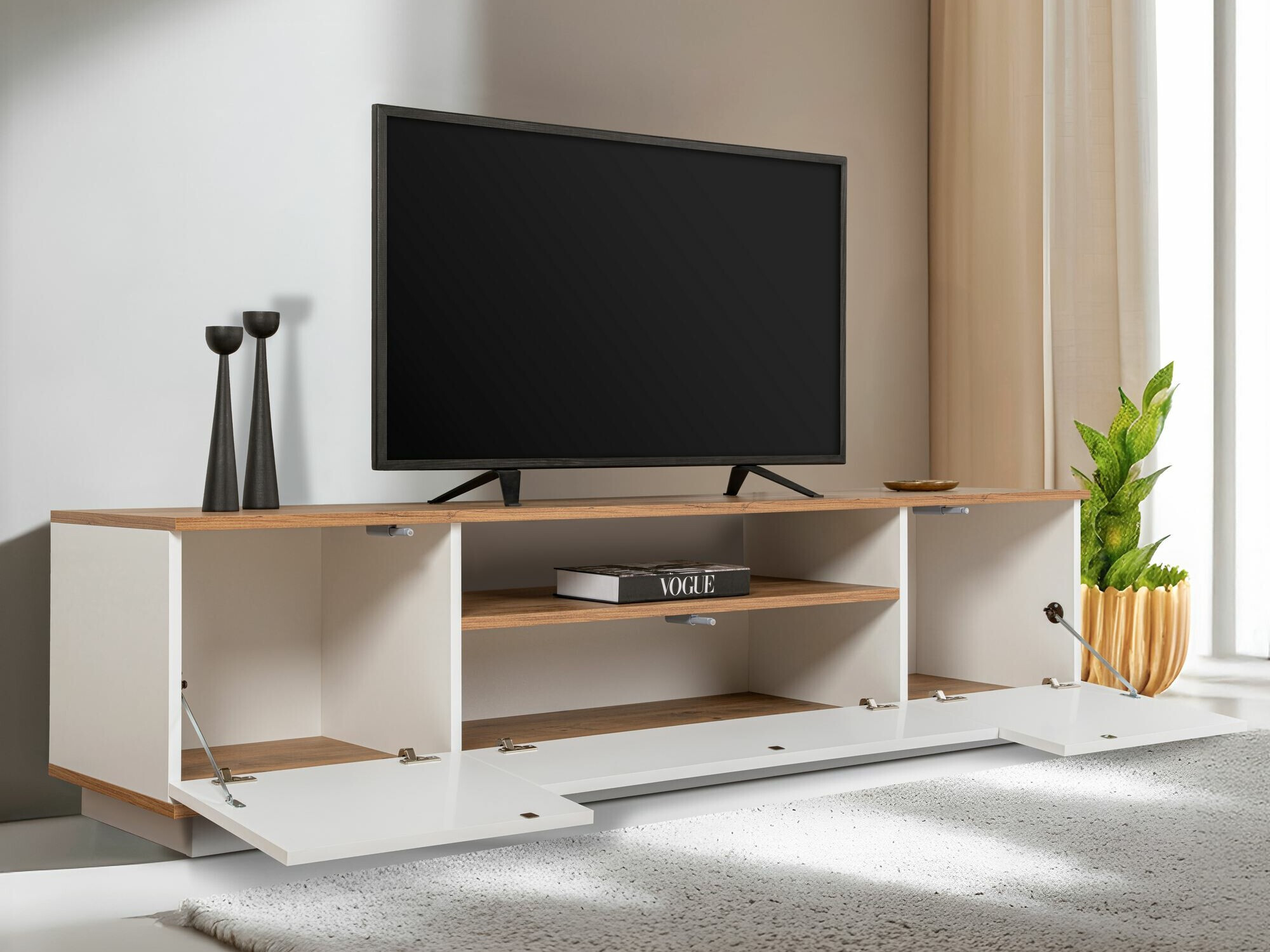 Mueble TV Kailua 2405 (Blanco)