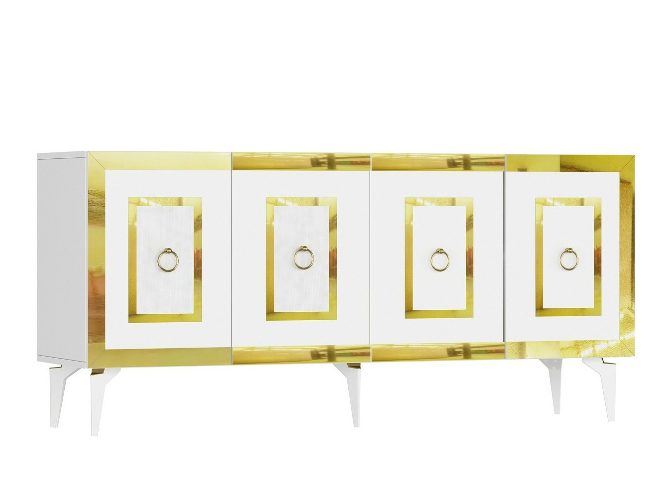 Aparador Kailua 2408 (Blanco + Dorado)