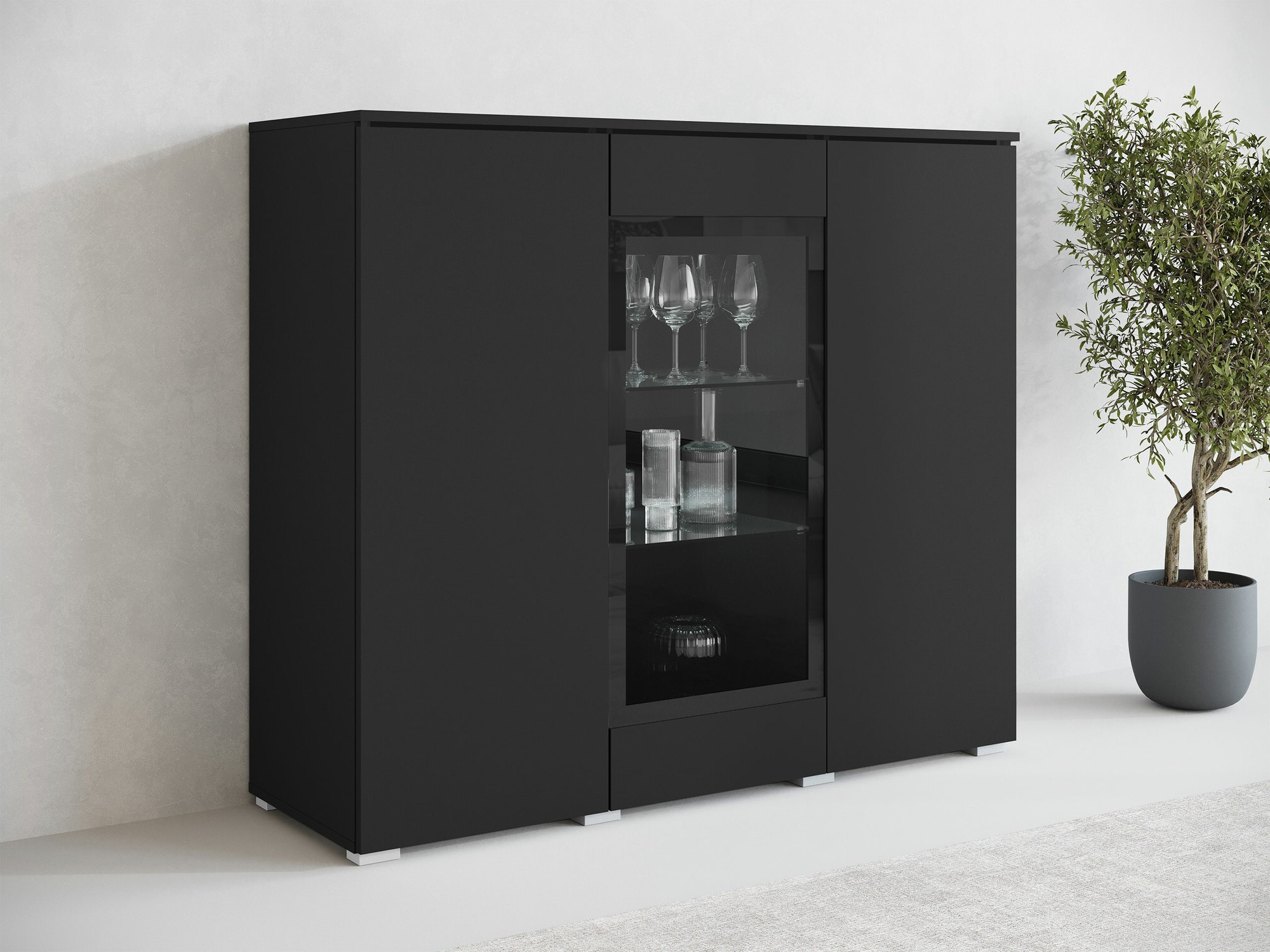 Aparador Sarasota 186 (Grafito)