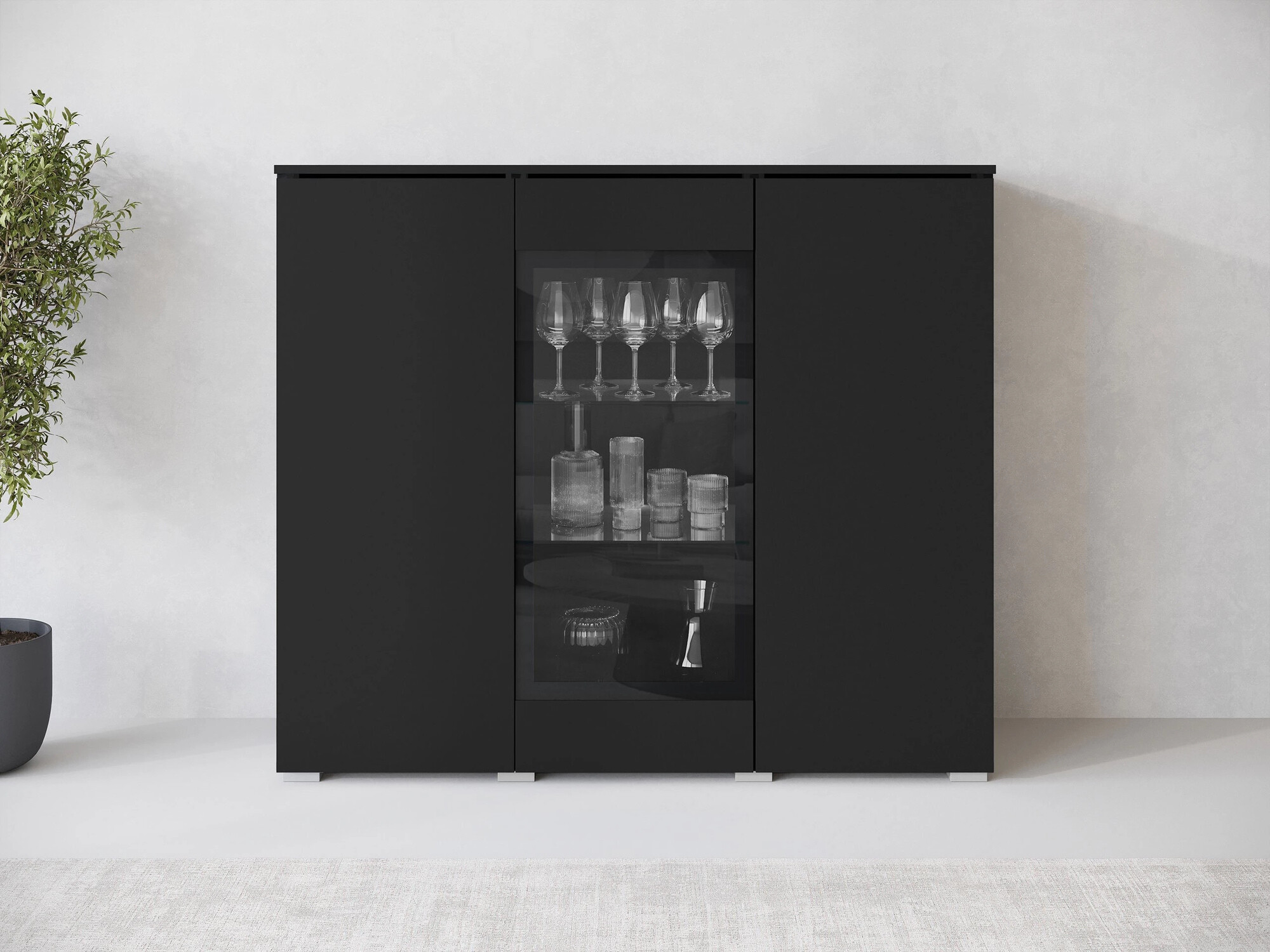 Aparador Sarasota 186 (Grafito)