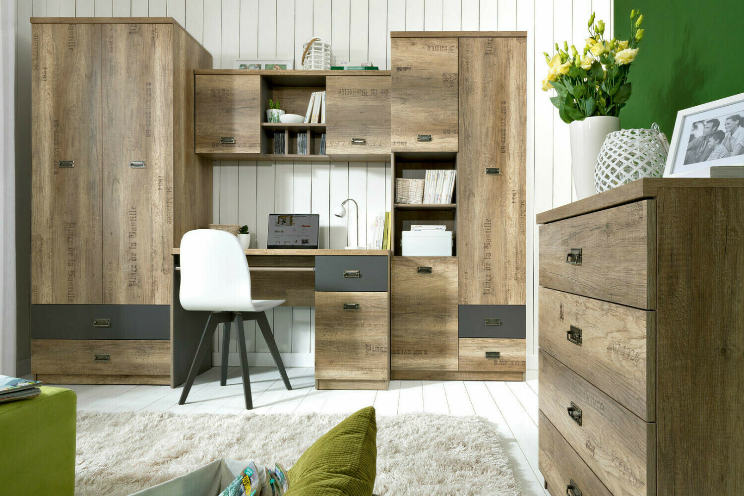 Conjunto de dormitorio infantil Odeveni 105