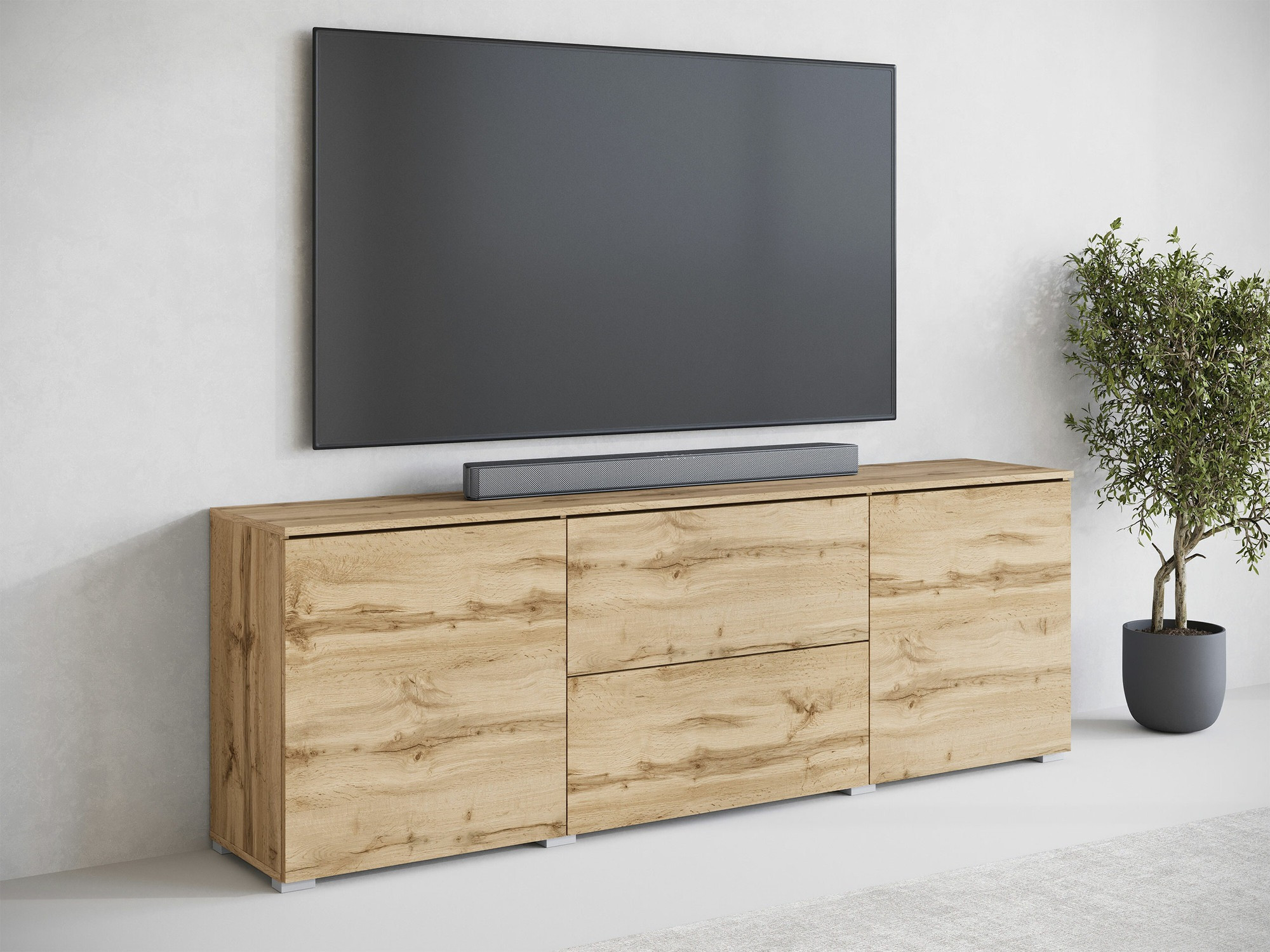 Mueble TV Mirfivo 104 (Roble wotan)