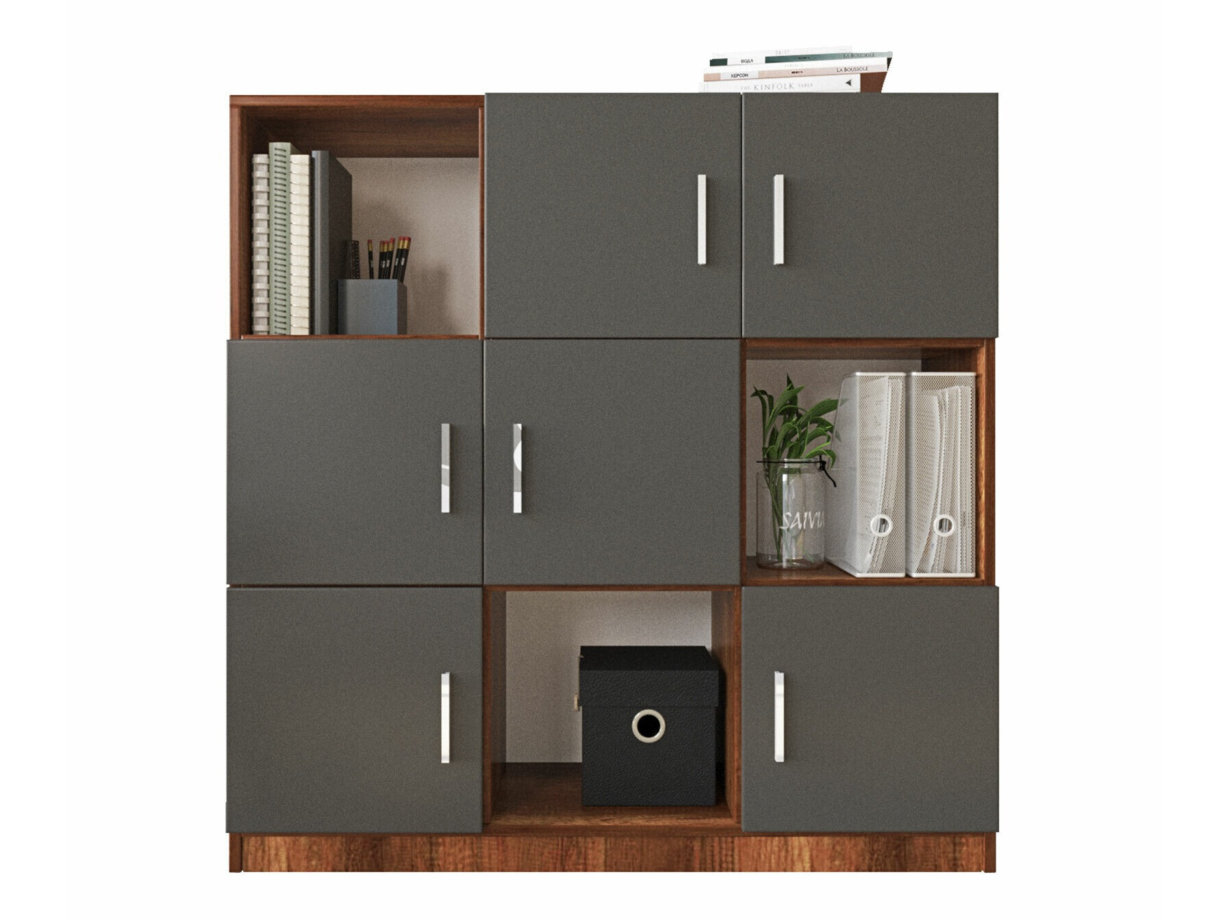 Aparador Kailua 2422 (Antracita + Nogal)