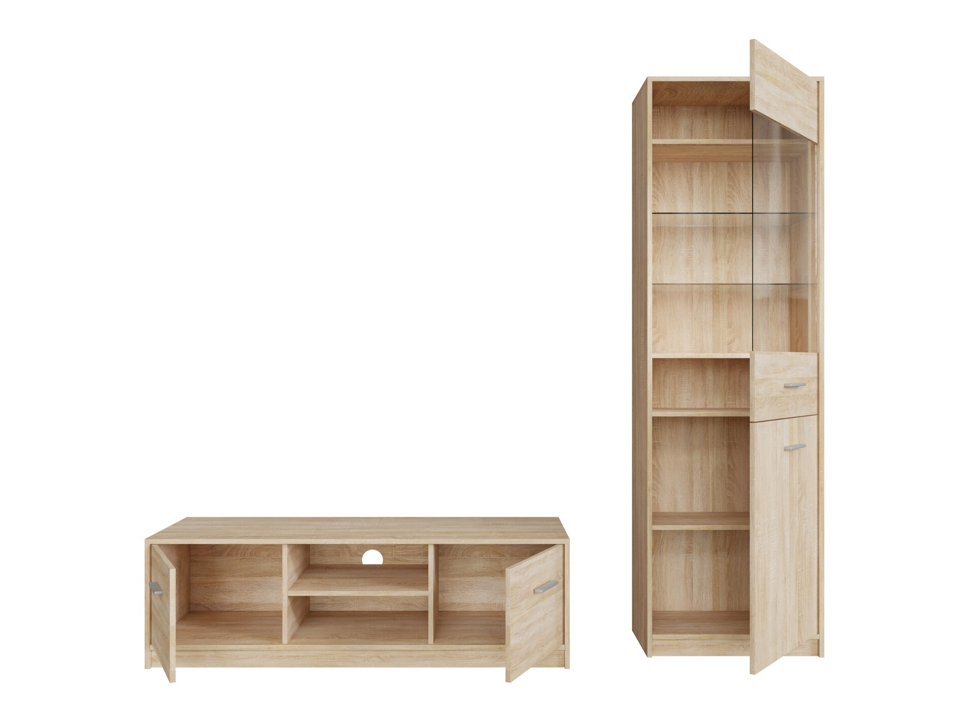 Conjunto de salón Novsore 161 (Roble Sonoma)