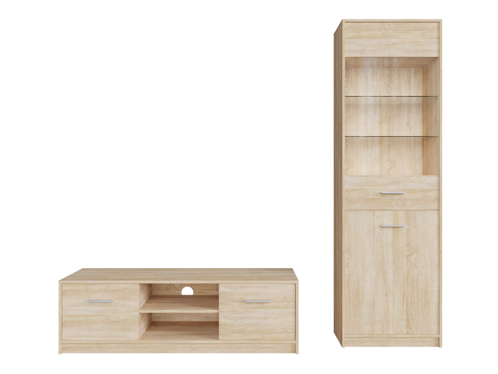 Conjunto de salón Novsore 161 (Roble Sonoma)