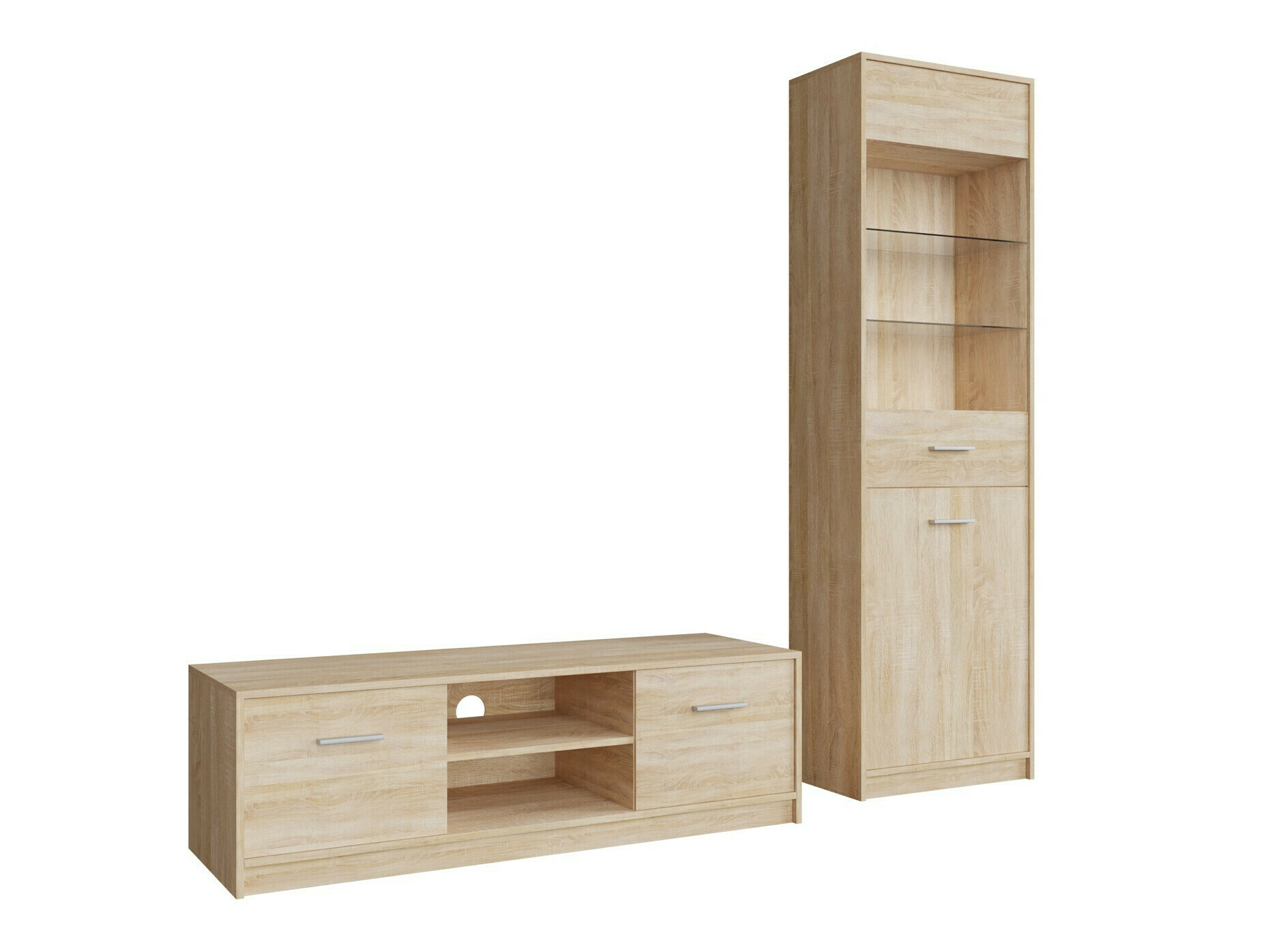 Conjunto de salón Novsore 161 (Roble Sonoma)