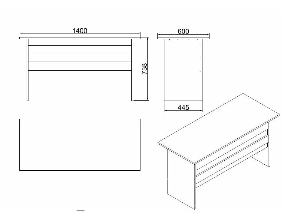 Mesa de oficina Kailua 2425