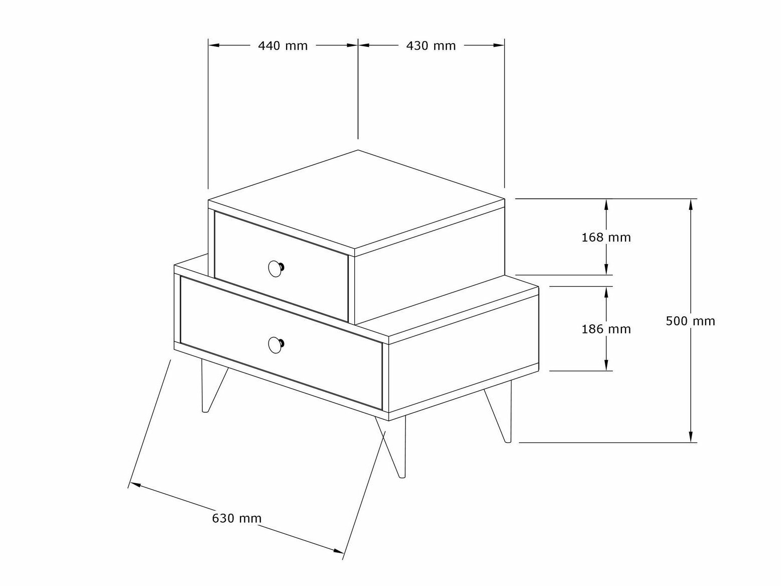 Mesilla de noche Kailua 2417