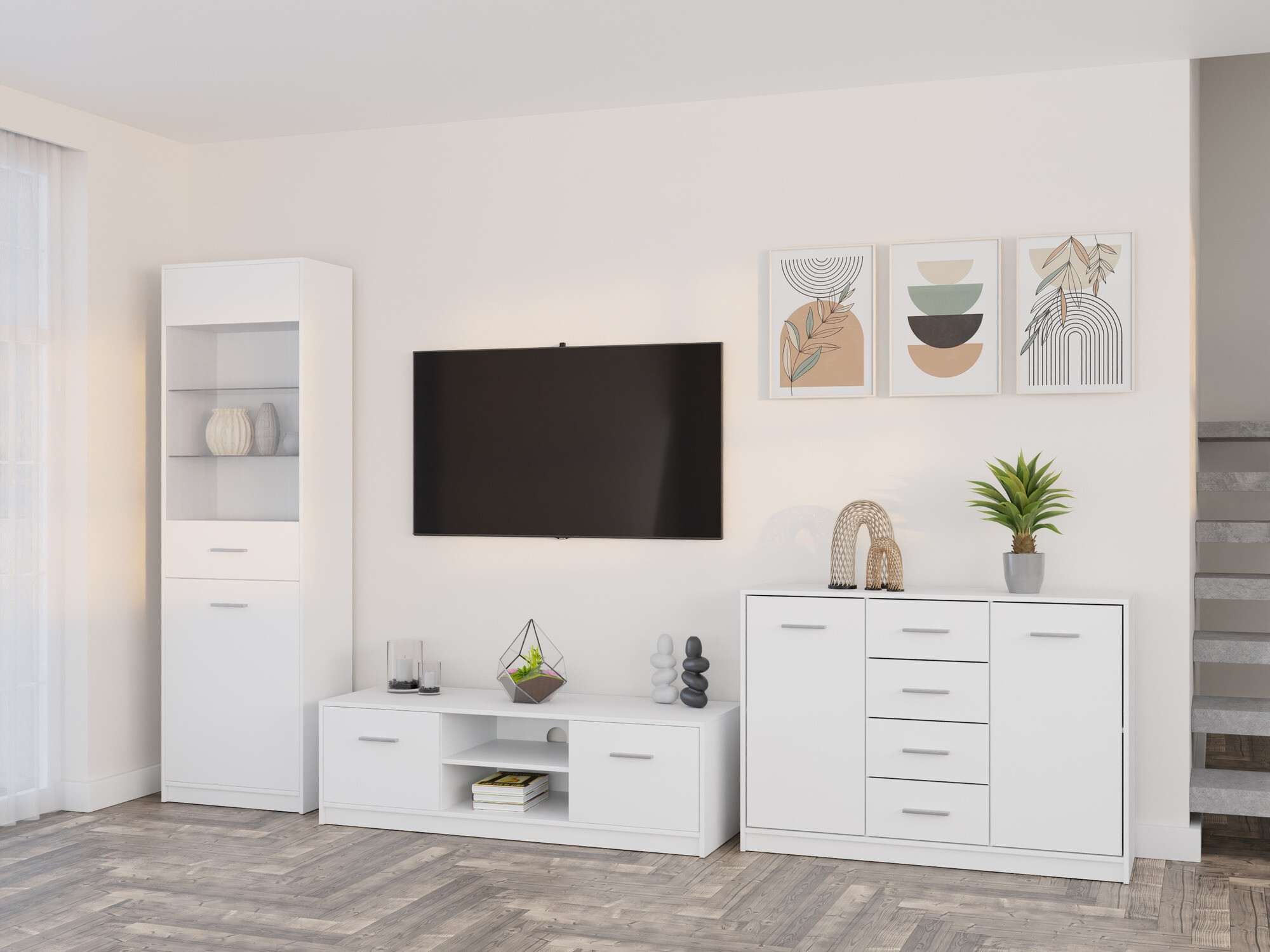 Conjunto de salón Novsore 162 (Blanco)