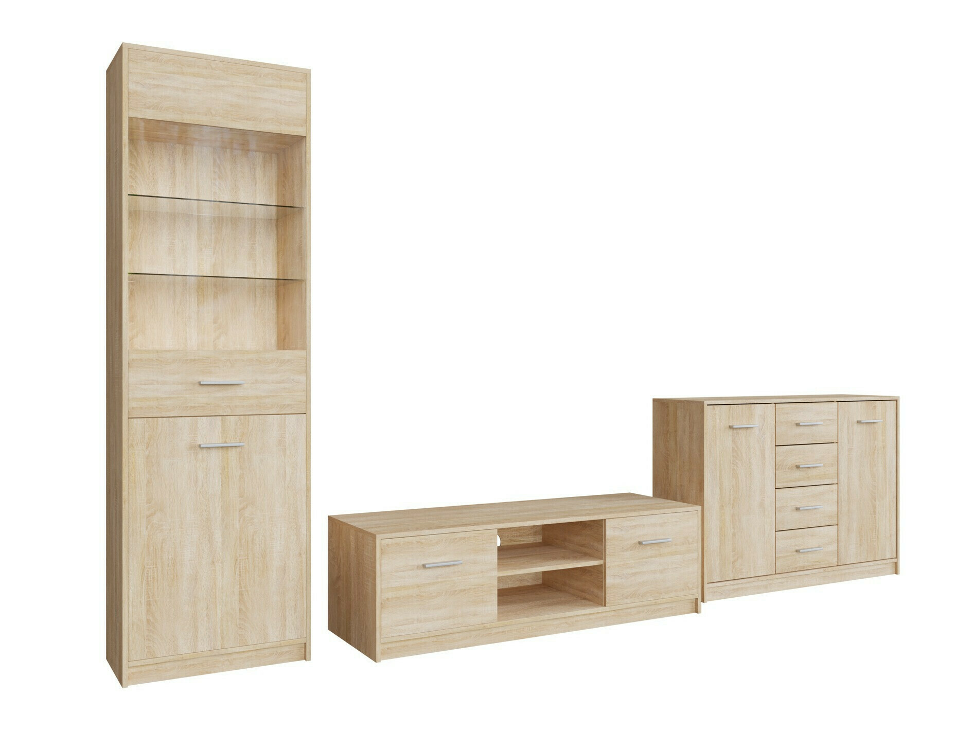 Conjunto de salón Novsore 162 (Roble Sonoma)