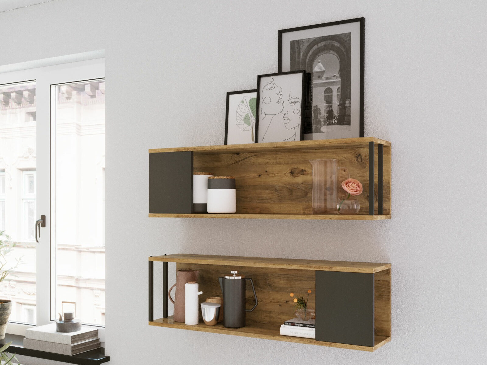 Estantería de pared Kailua 2429