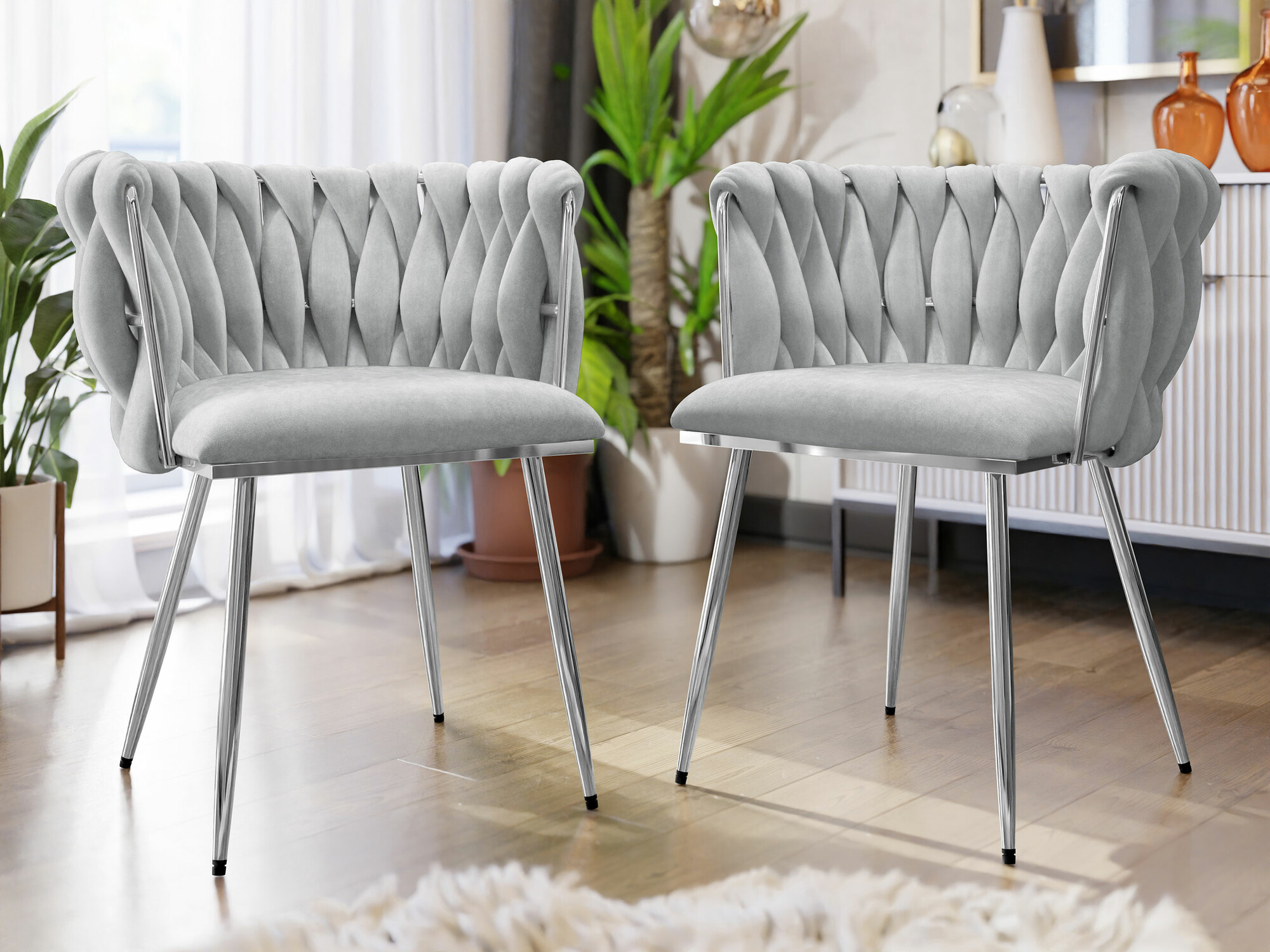 Silla Comfivo 434 (Plata + Gris)