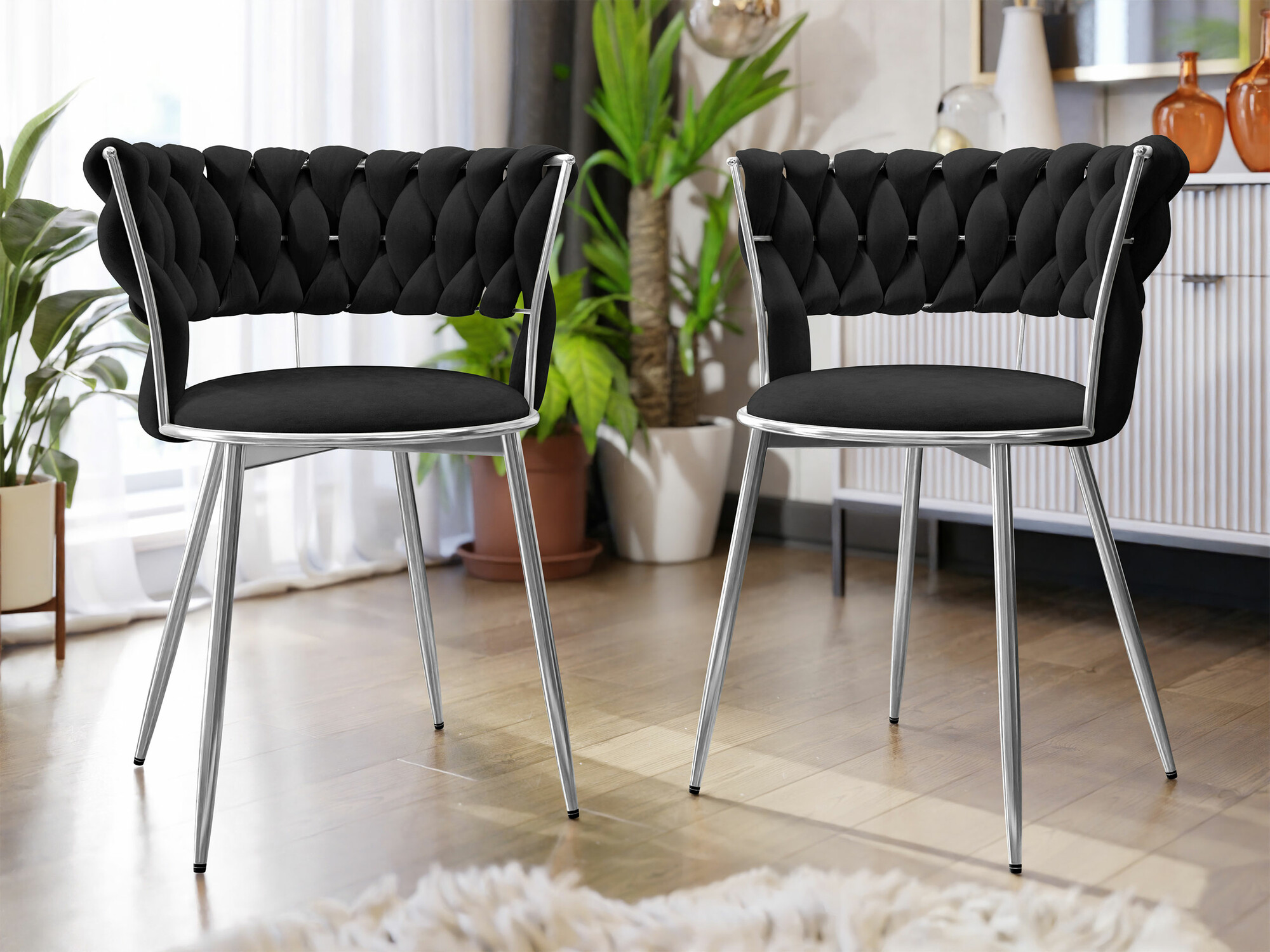 Silla Comfivo 440 (Plata + Negro)