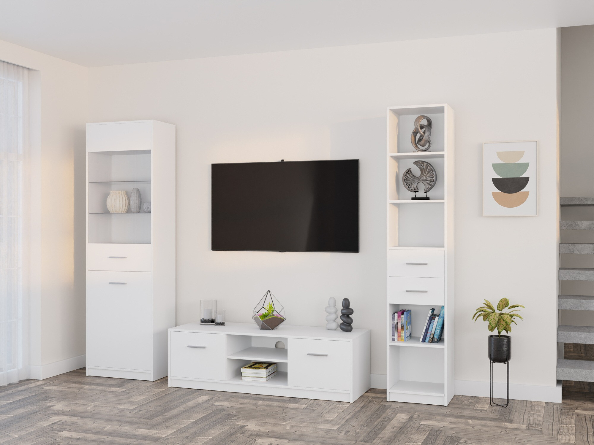 Conjunto de salón Novsore 163 (Blanco)