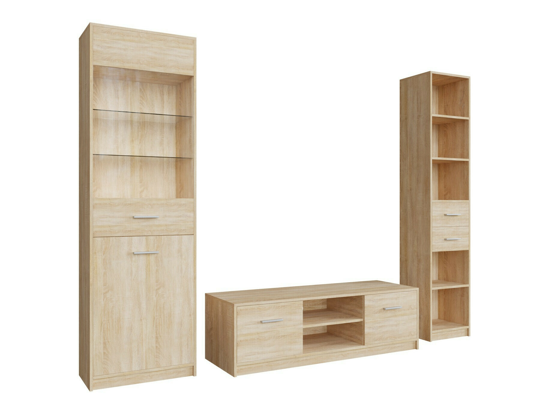 Conjunto de salón Novsore 163 (Roble Sonoma)