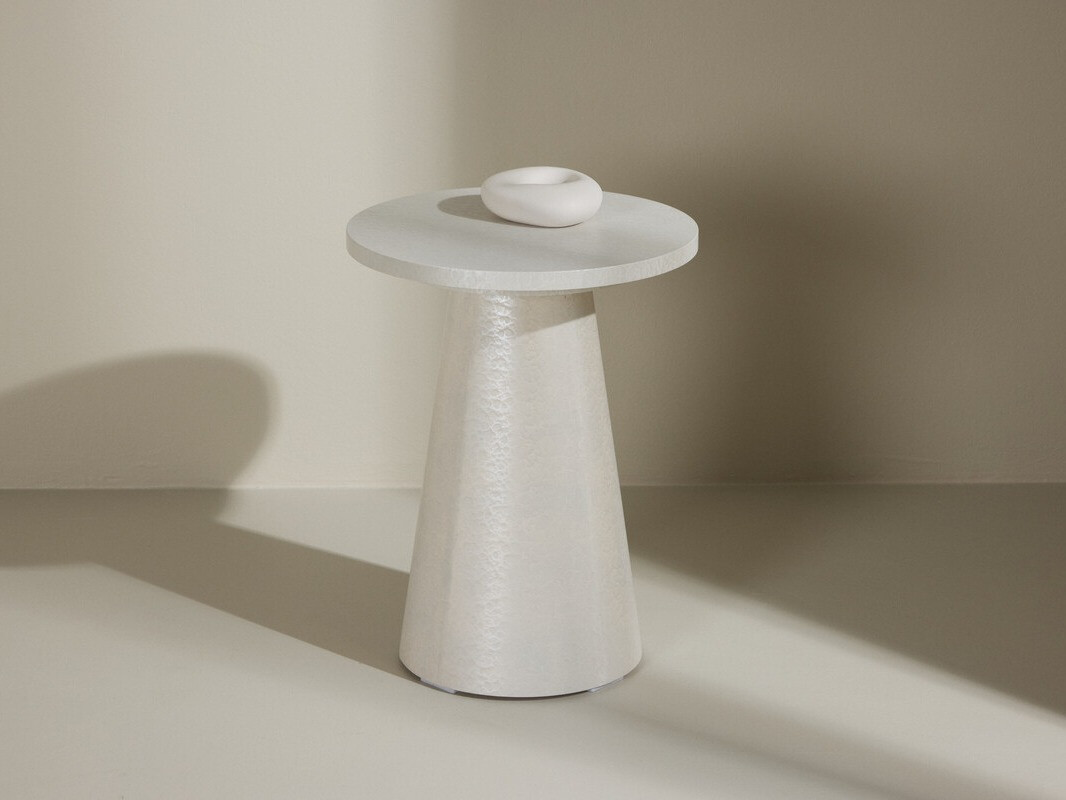 Mesa auxiliar Dallas 4765 (Blanco brillante)