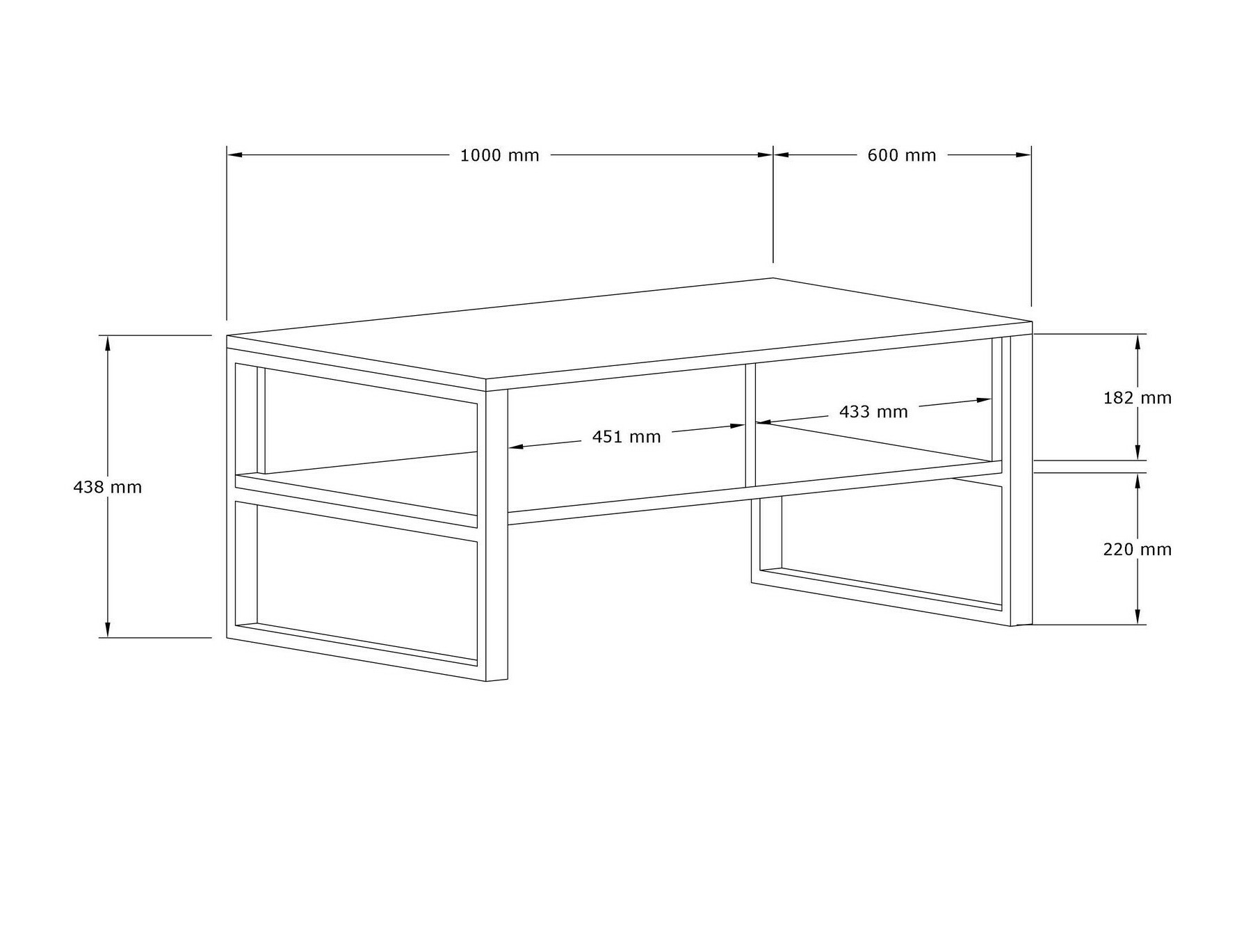 Mesa de centro Kailua 2438