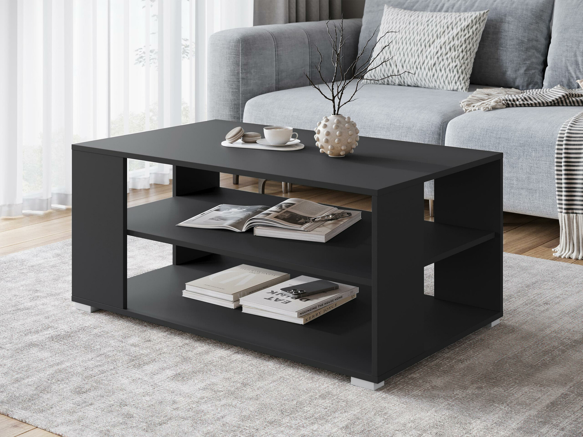 Mesa de centro Sarasota 187 (Grafito)