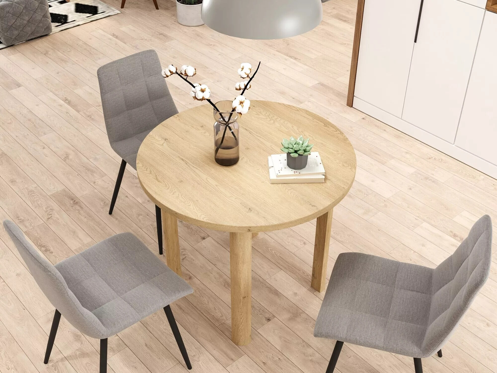 Mesa Detroit 704 (Roble)