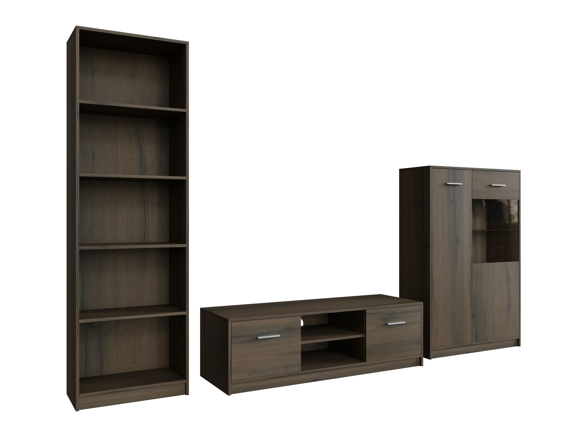 Conjunto de salón Novsore 164 (Roble oscuro)