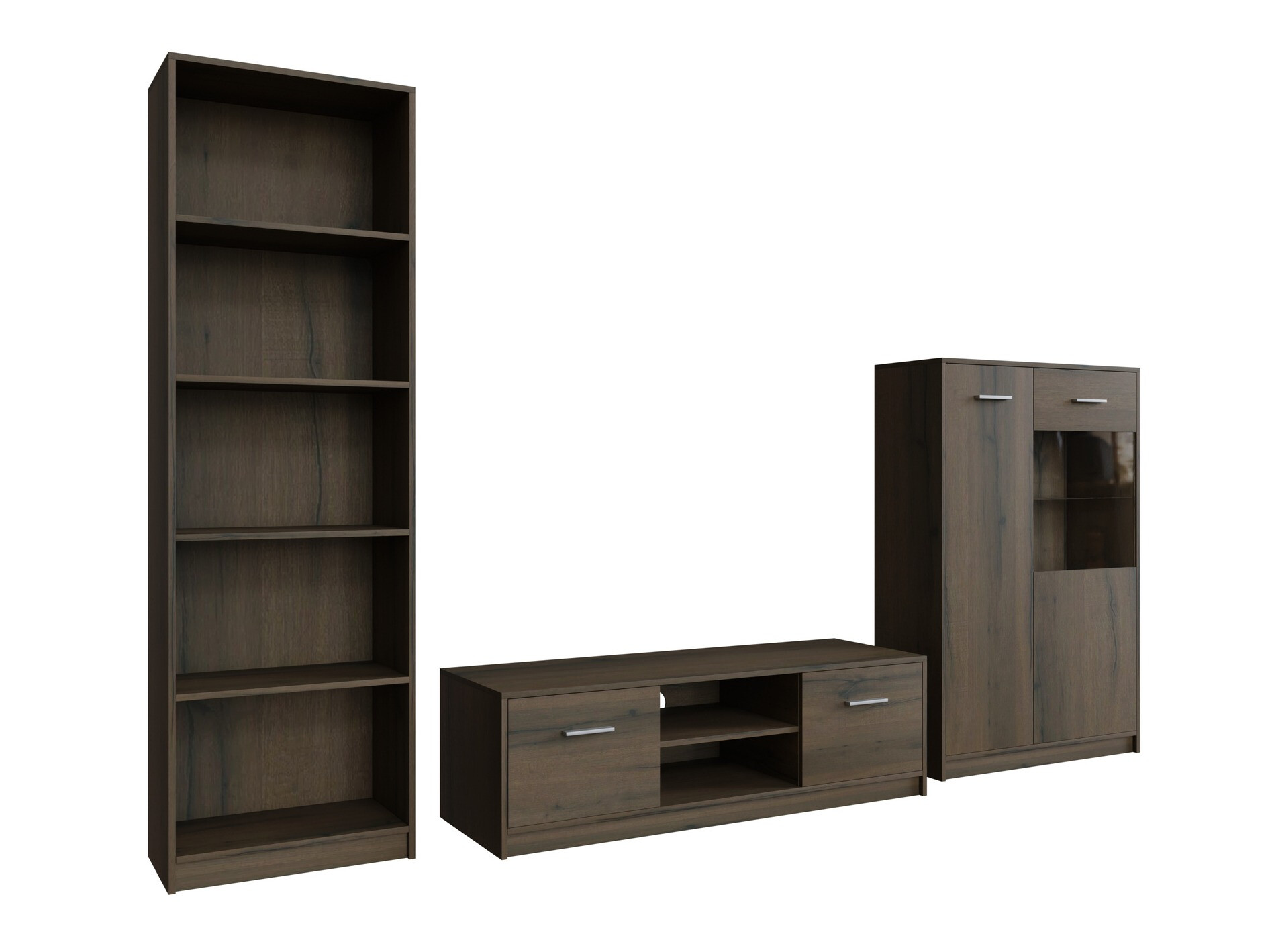 Conjunto de salón Novsore 164 (Roble oscuro)